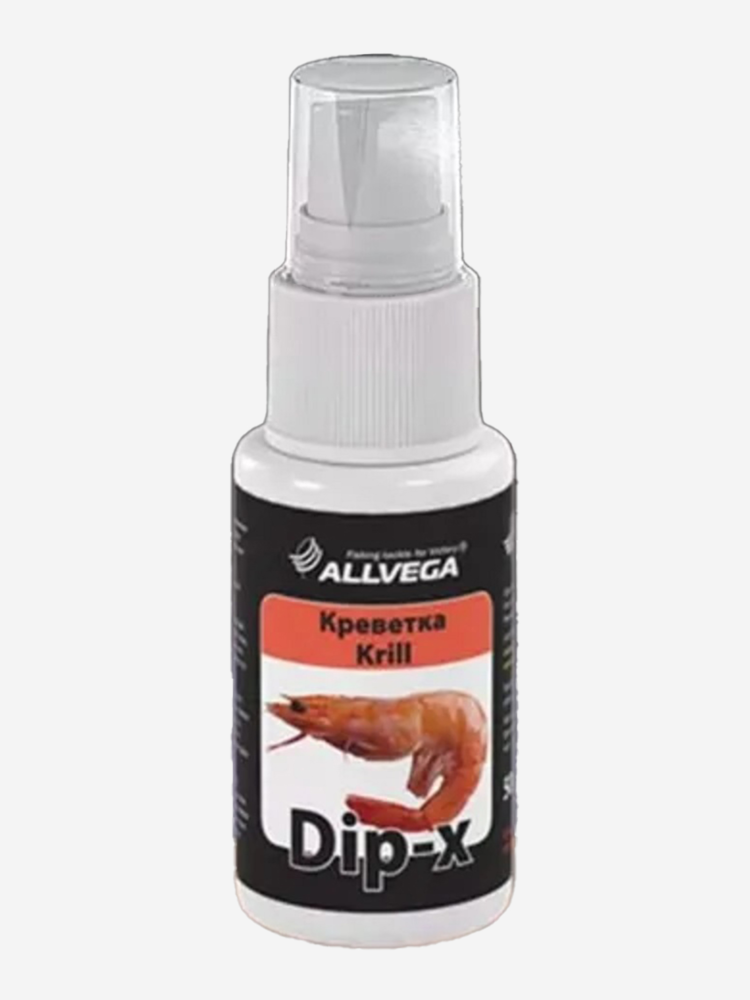 

Ароматизатор-спрей ALLVEGA Dip-X Krill, креветка, 50мл, Белый