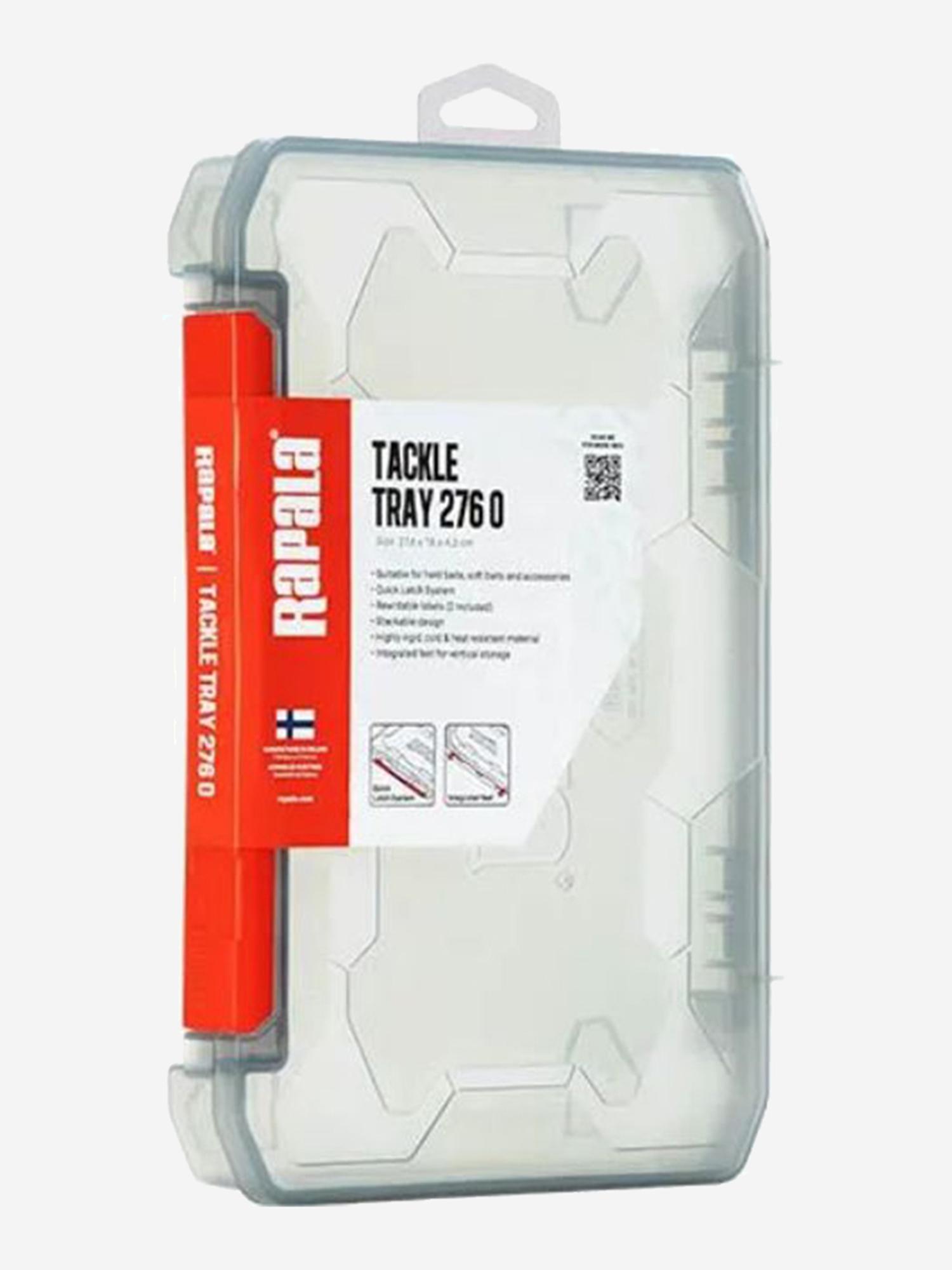 

Коробка рыболовная для прикормки Rapala Tackle Tray 276 Open, Белый