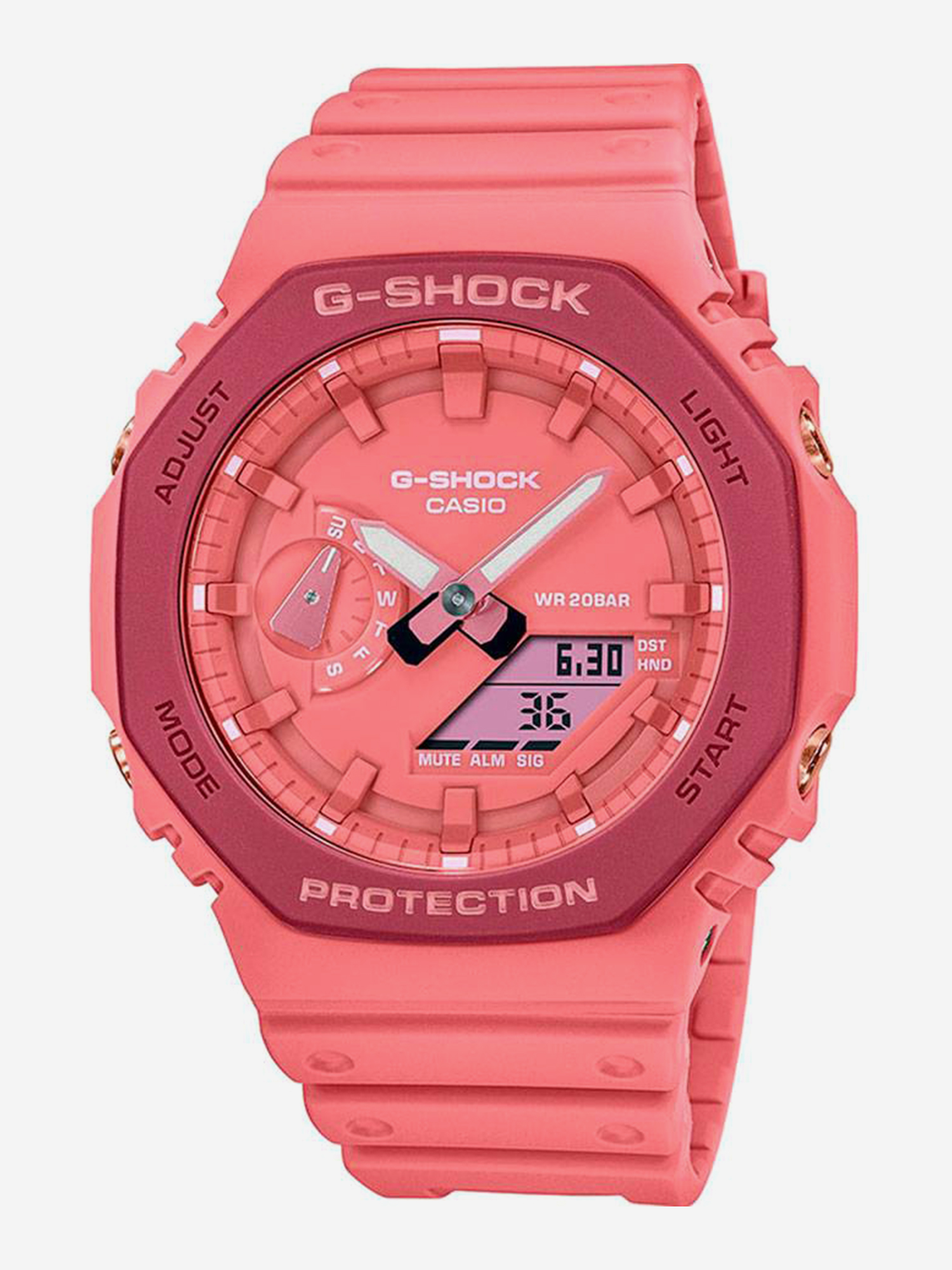 Изображение товара Спортивные часы Casio GA-2110SLVGDGC0D-4A4 с функциями будильника, календаря и секундомера