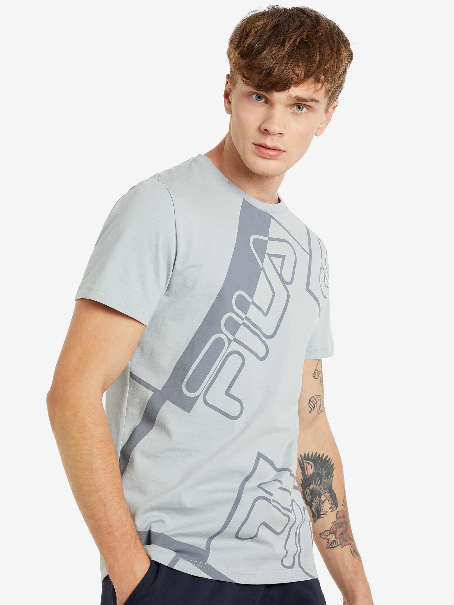 

Футболка мужская FILA, Серый