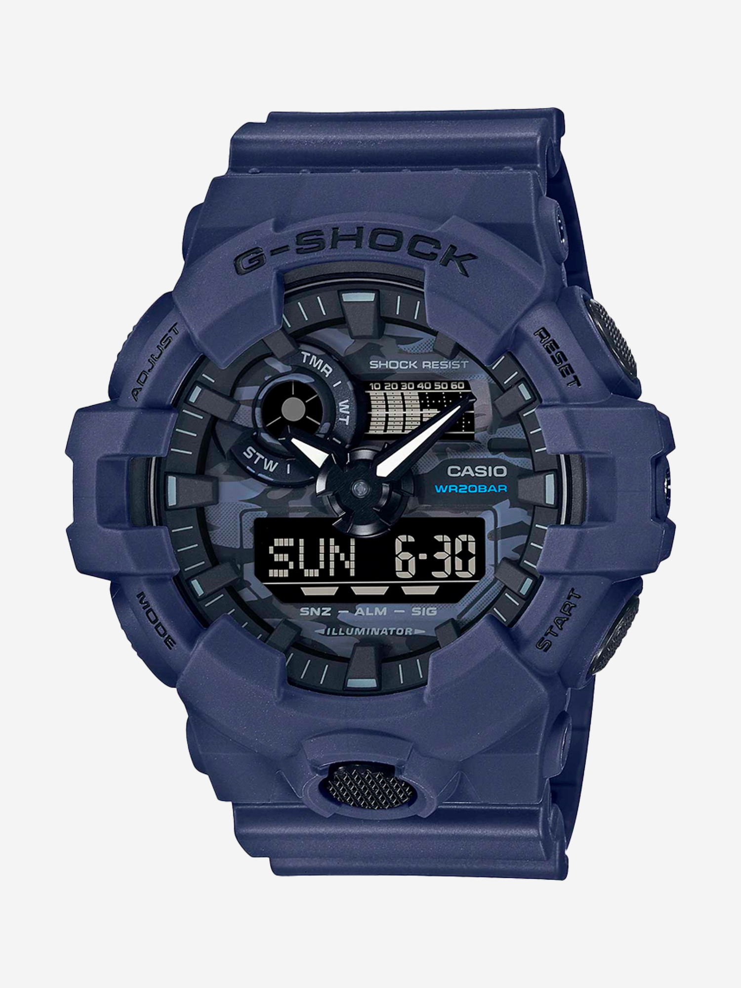 

Спортивные часы CASIO GA-700CA-2A, Синий
