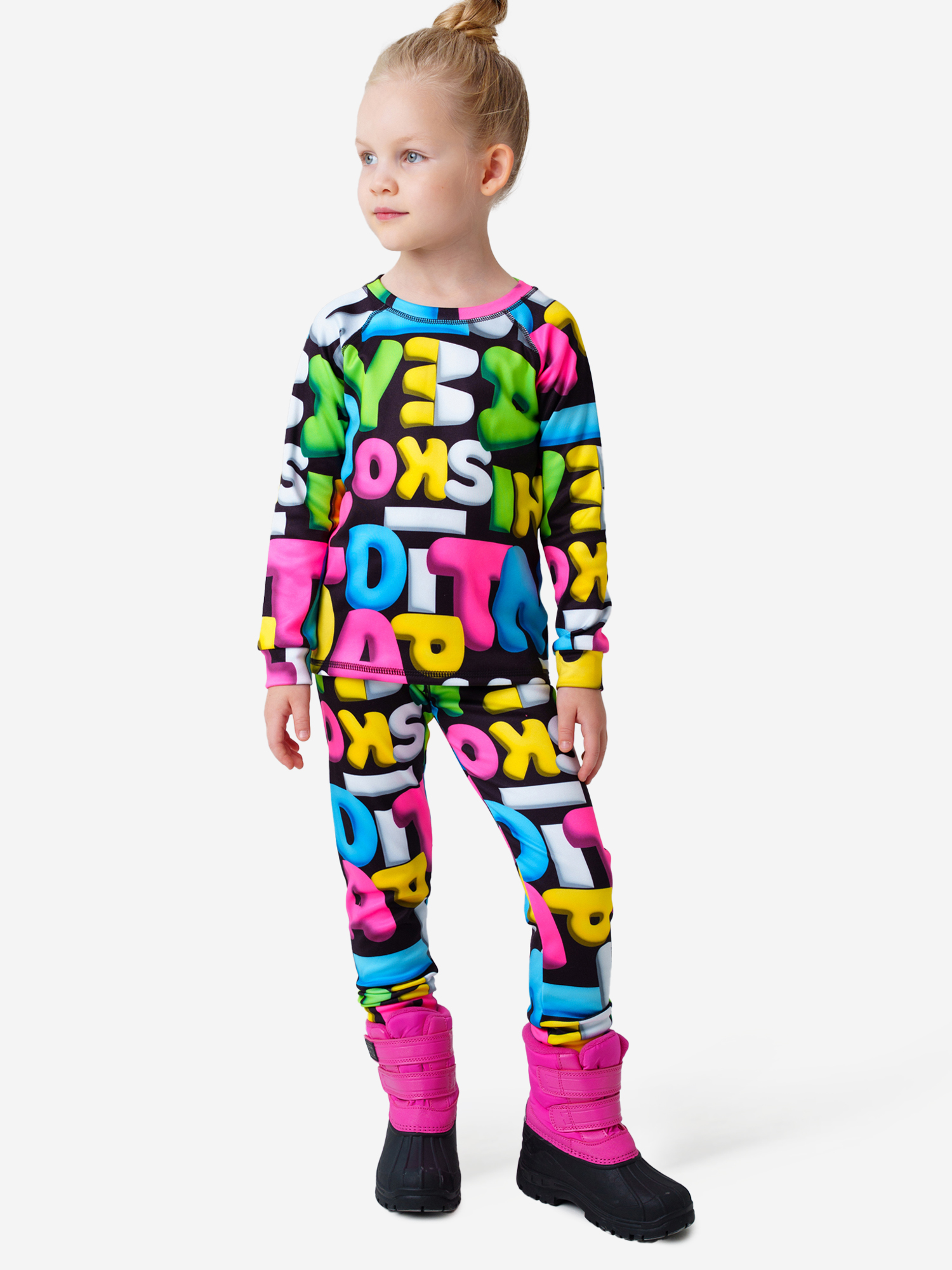 Изображение товара Термокомплект для девочек PlayToday теплый зимний комплект для активных детей