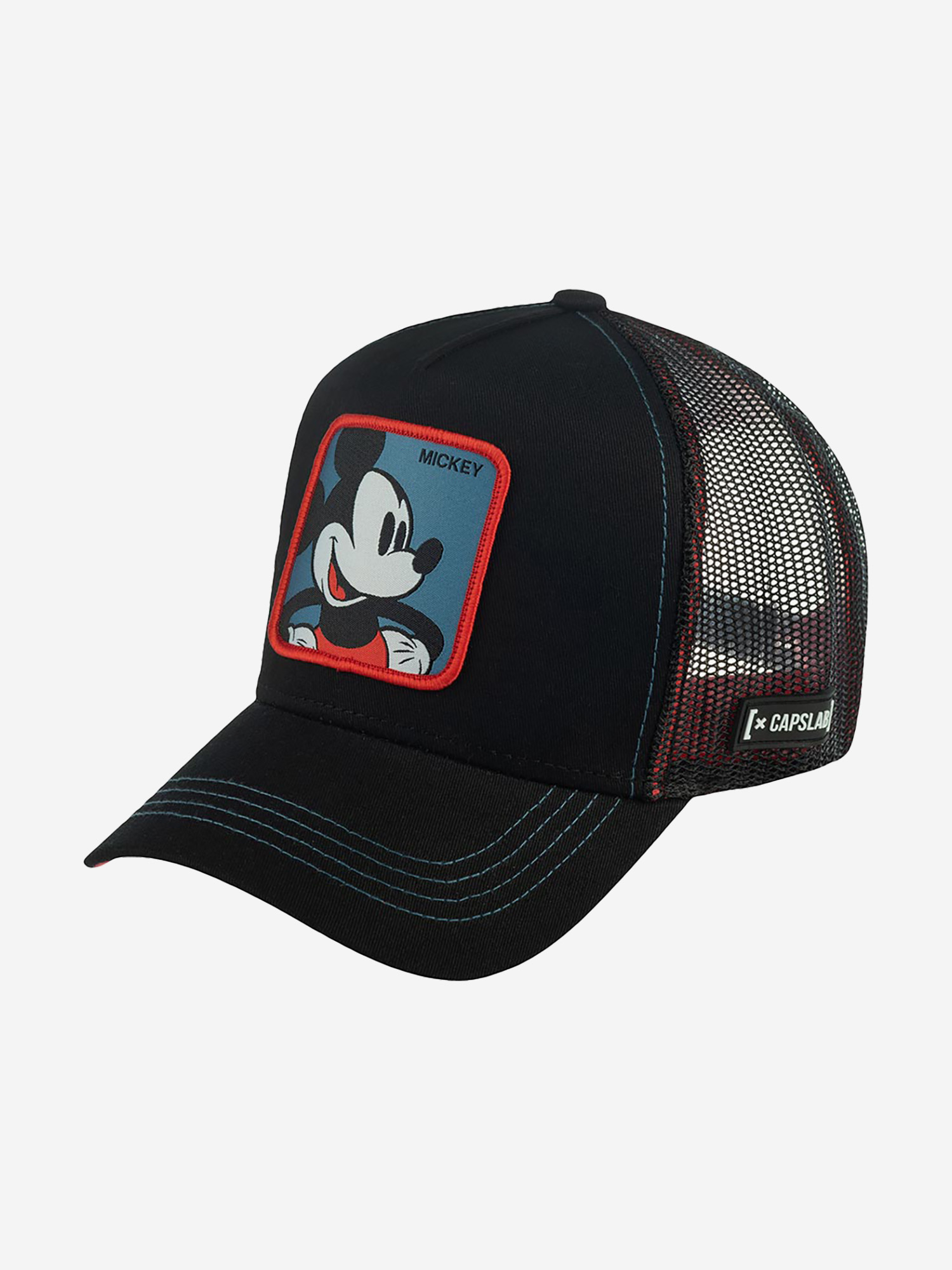 Бейсболка с сеточкой CAPSLAB CL/DIS/1/MIC2 Disney Mickey Mouse (черный), Черный шапка с отворотом capslab cl dis 1 bon flo1 disney mickey mouse