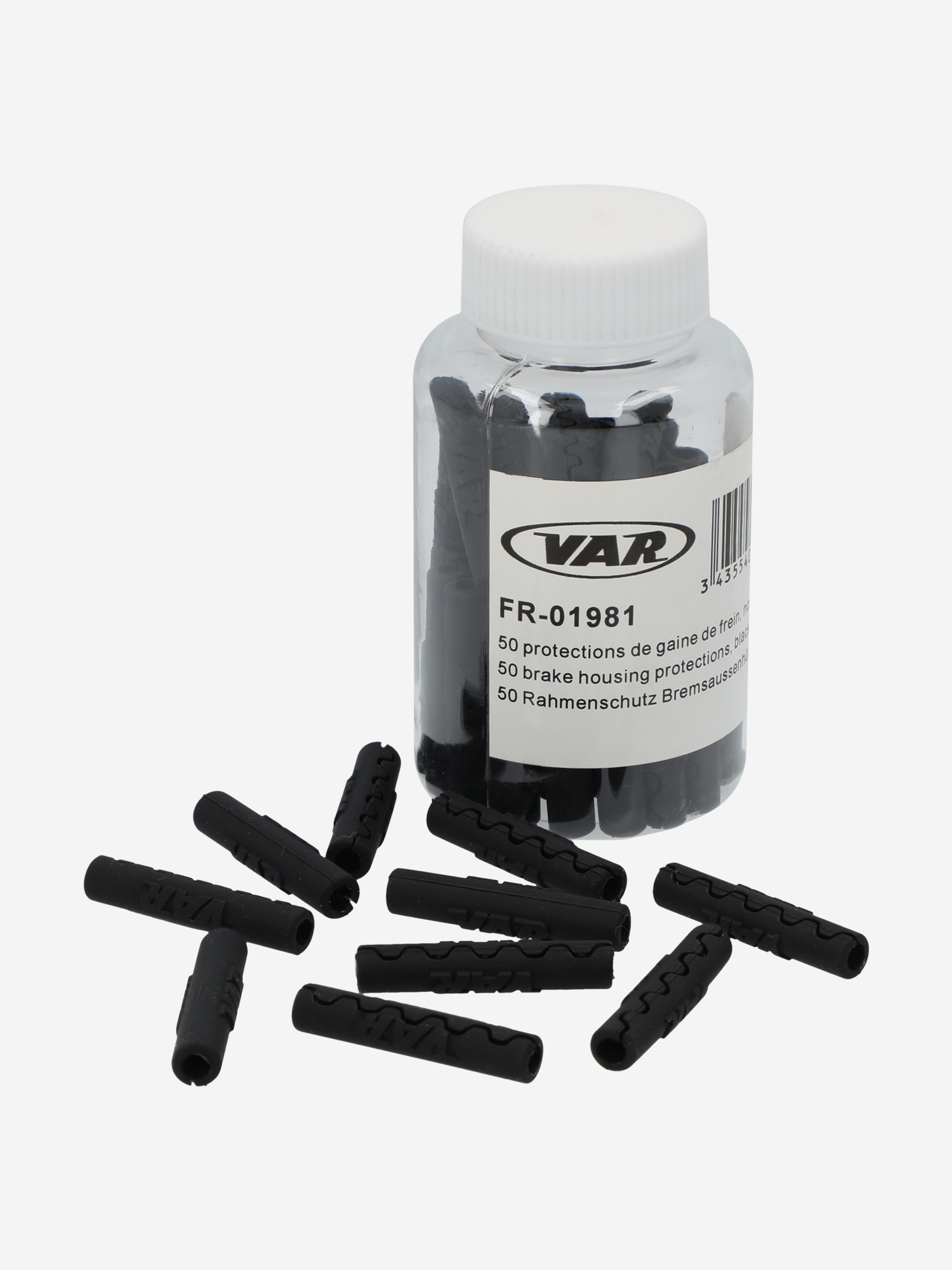 

Защита рамы от оплетки VAR FR-01981 5 мм, 50 шт, Черный