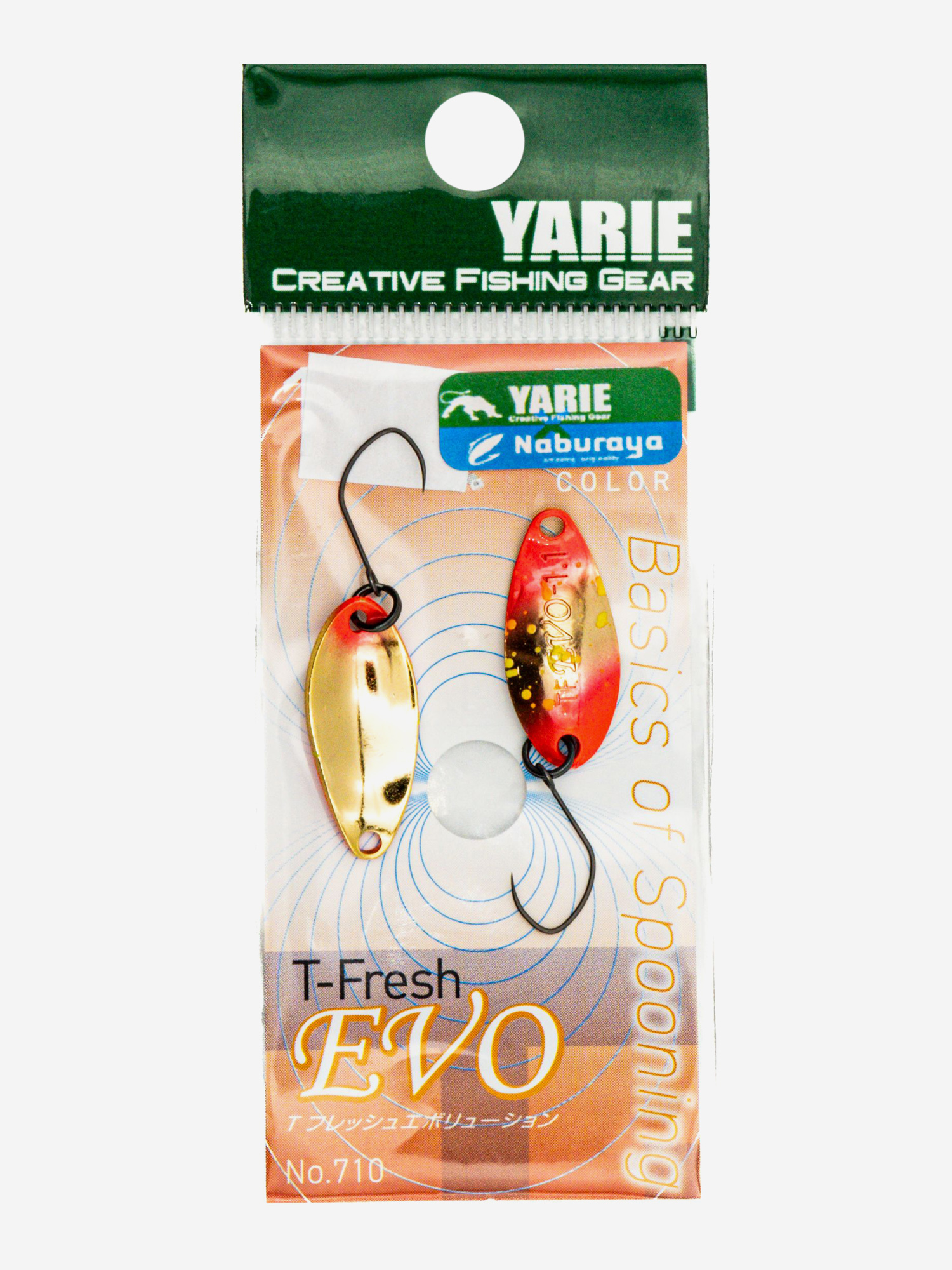 

Блесна Yarie №710 T-Fresh EVO,  г, Split Red, Мультицвет