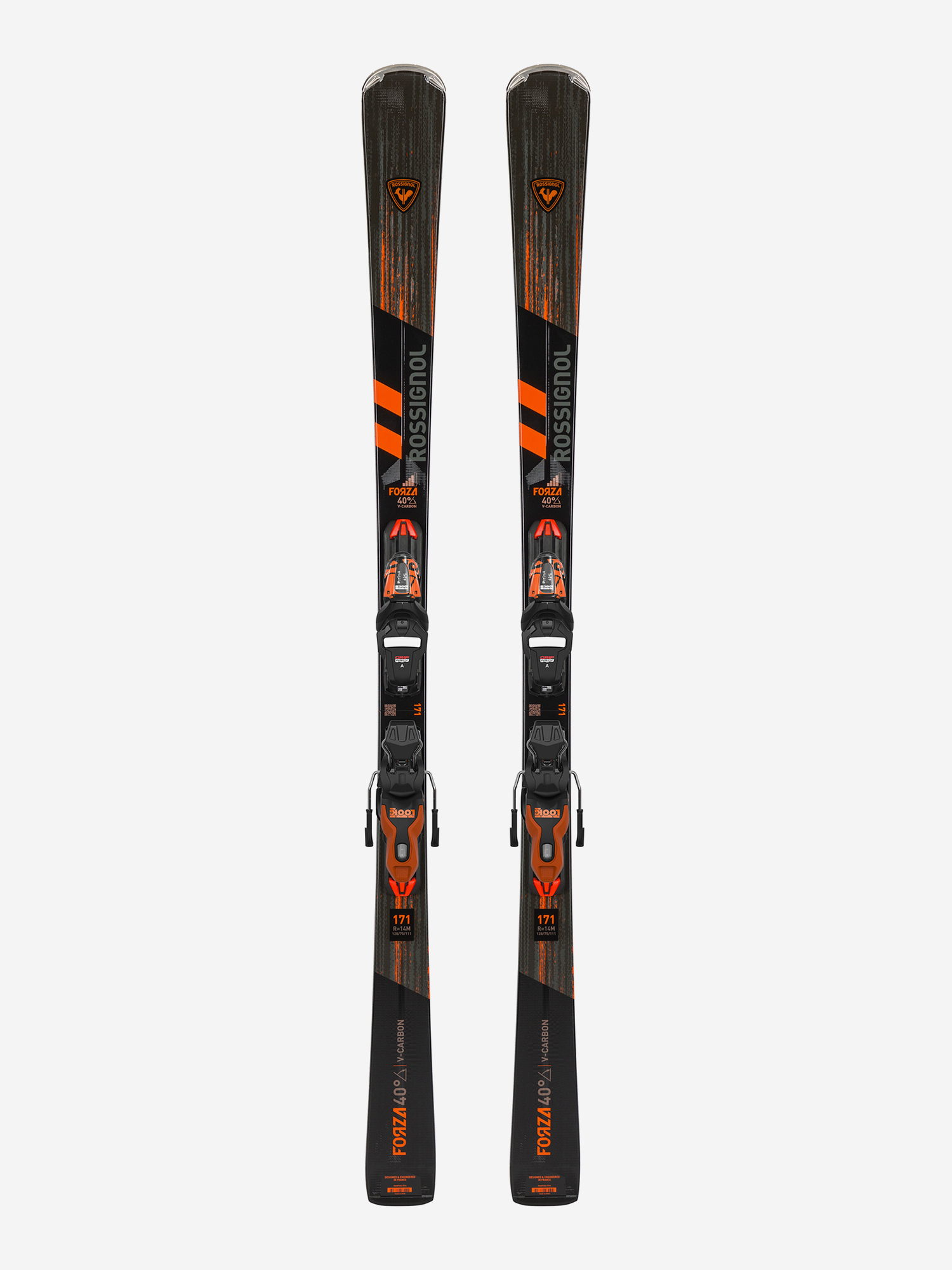 

Горные лыжи Rossignol Forza 40° V-CA Rental + крепления XP11, Черный