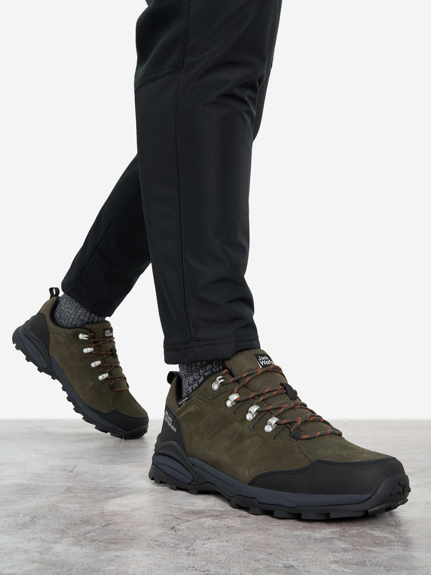 

Полуботинки мужские Jack Wolfskin Refugio Texapore Low, Коричневый