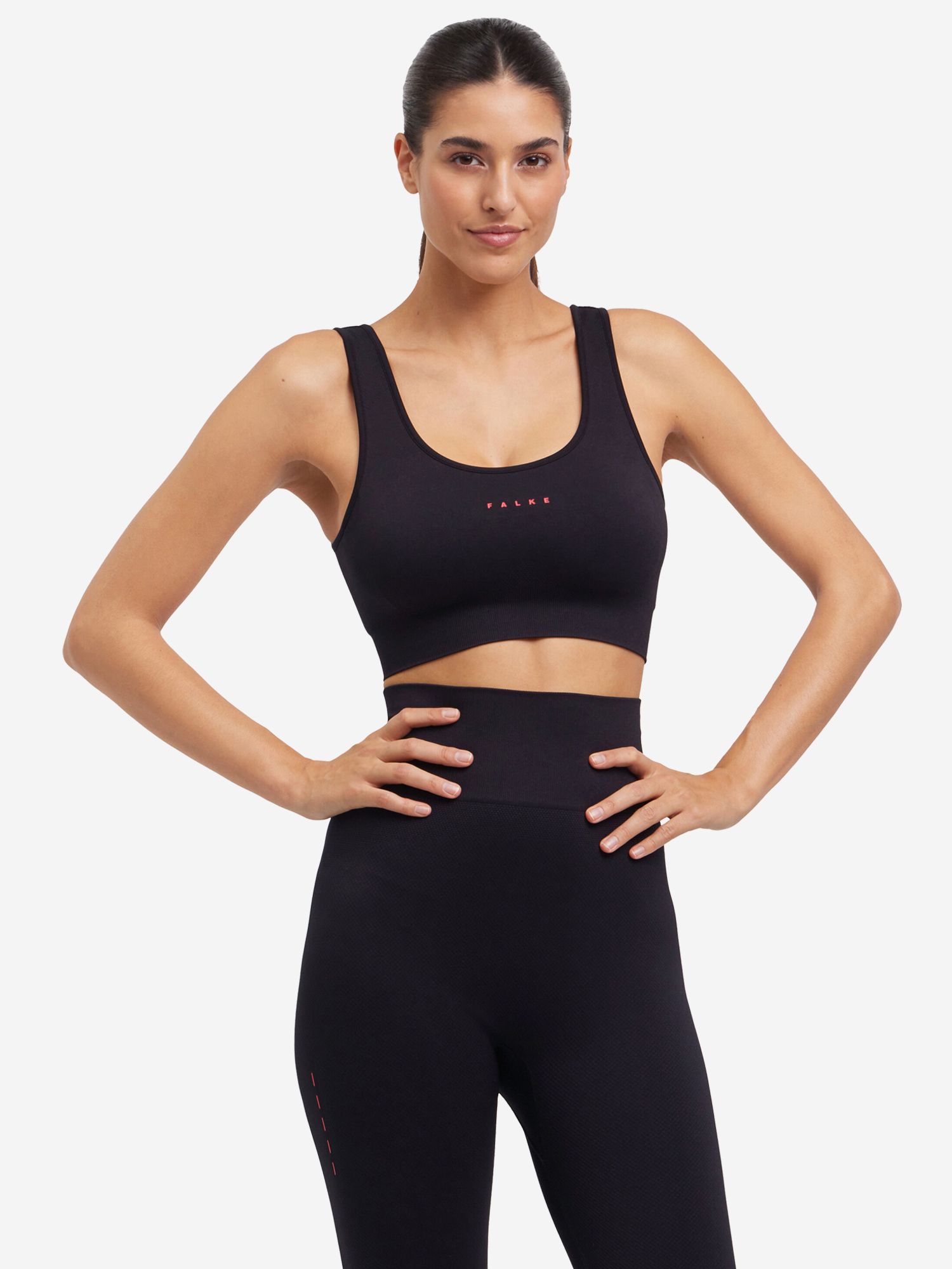 Изображение товара Женский спортивный топ FALKE, Черный