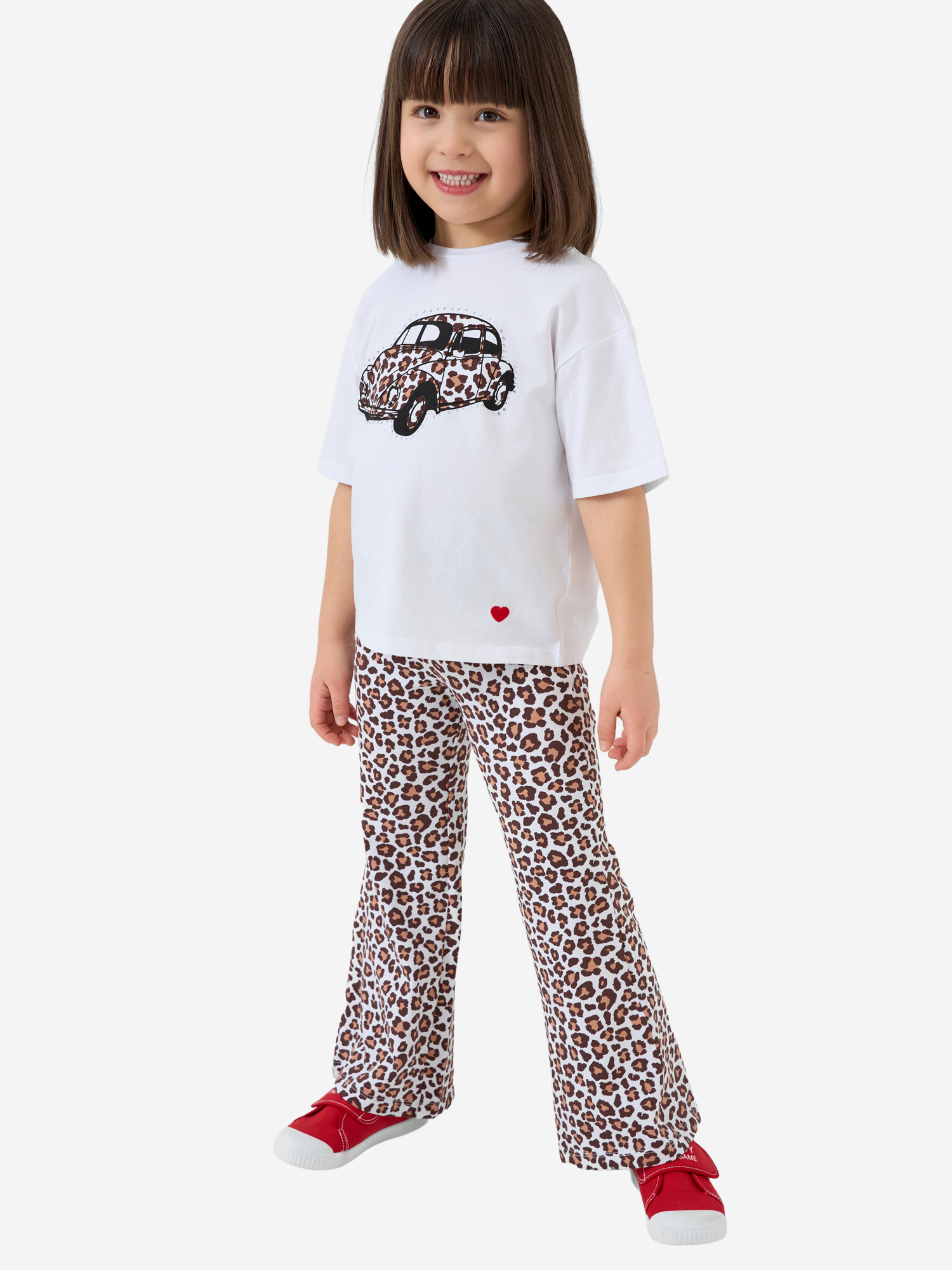 Изображение товара Комплект для девочек PlayToday футболка и брюки для активных детей