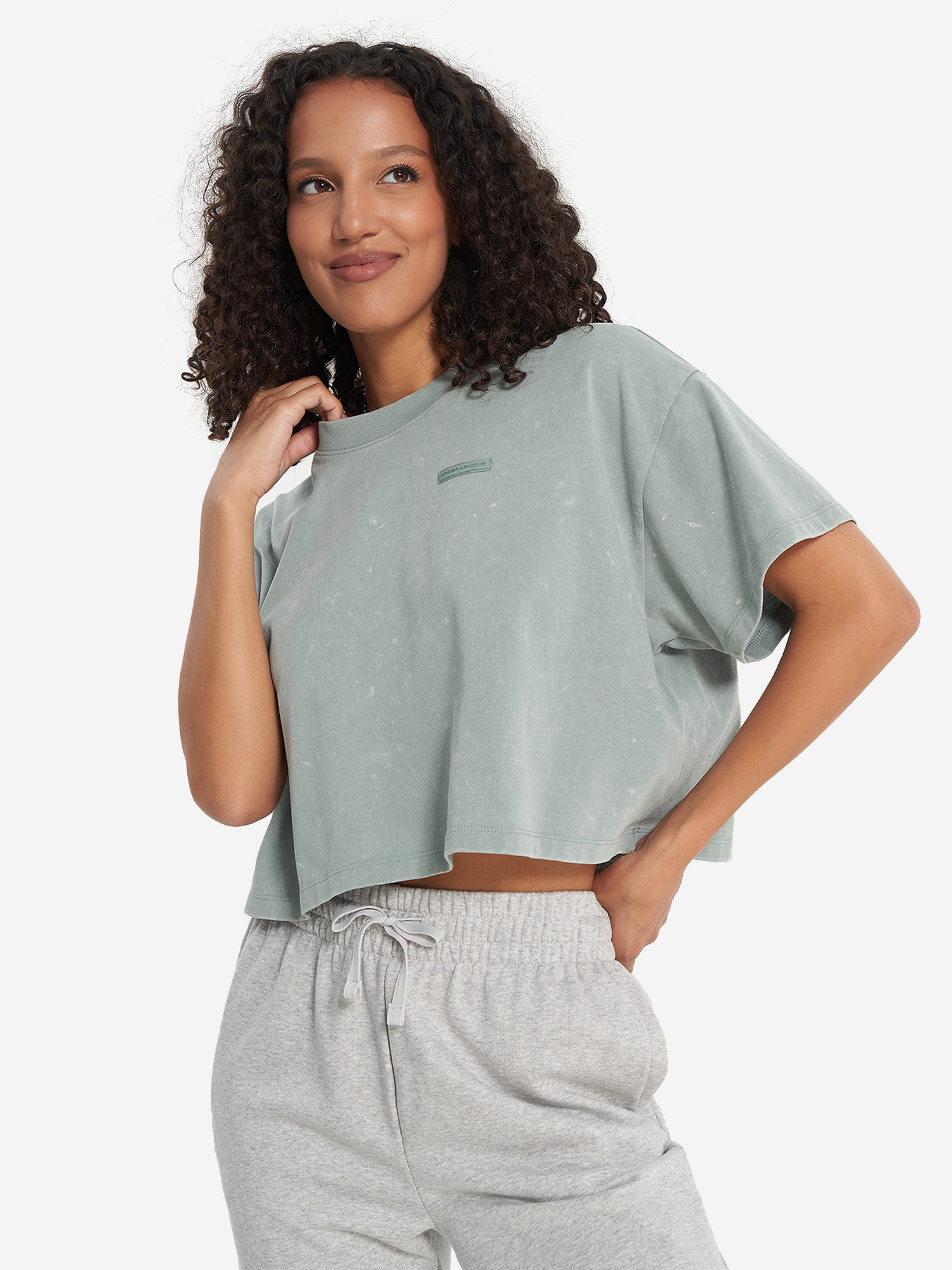 

Футболка женская Under Armour Wash, Зеленый