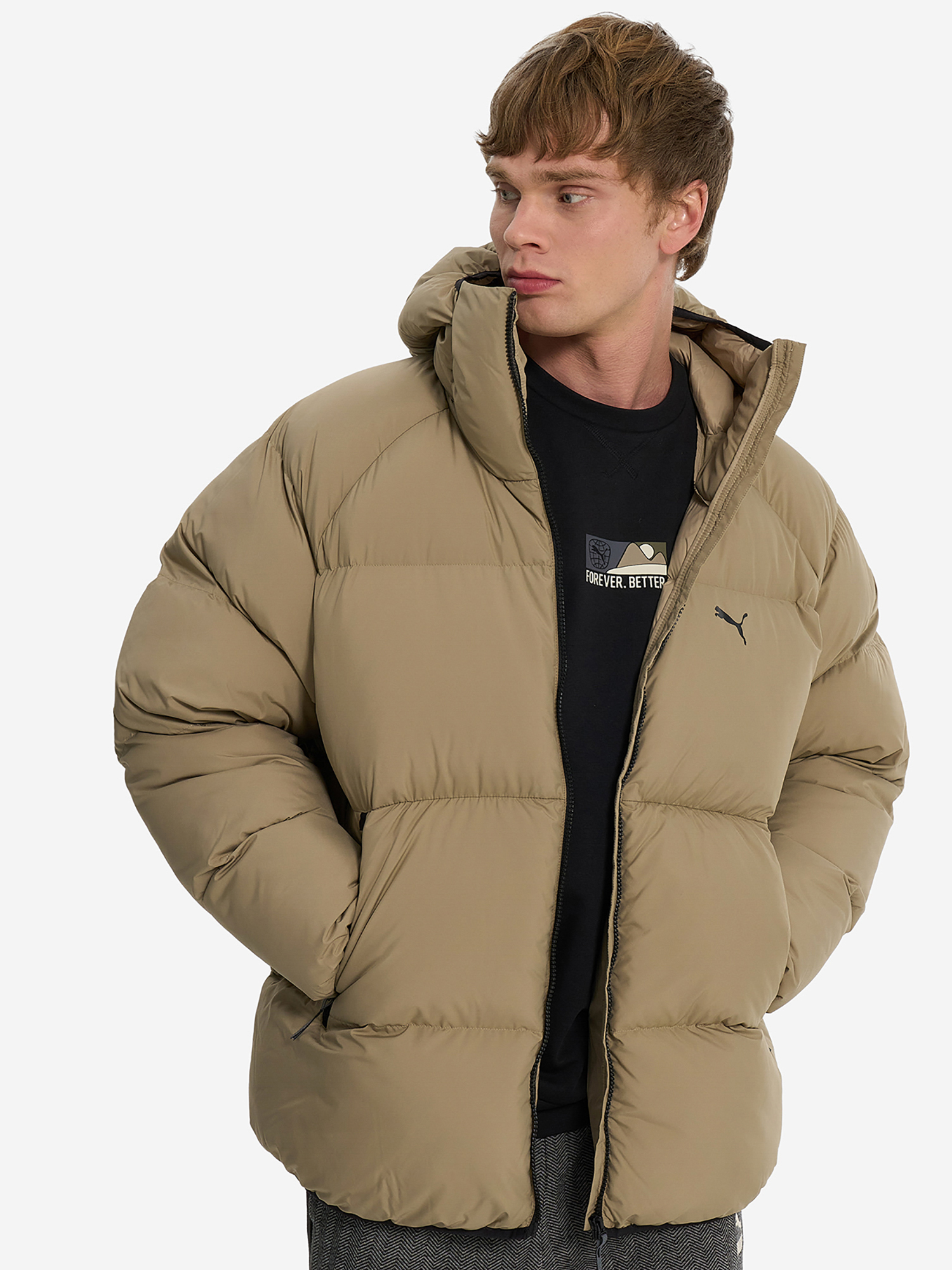 Изображение товара Пуховик мужской PUMA, Бежевый