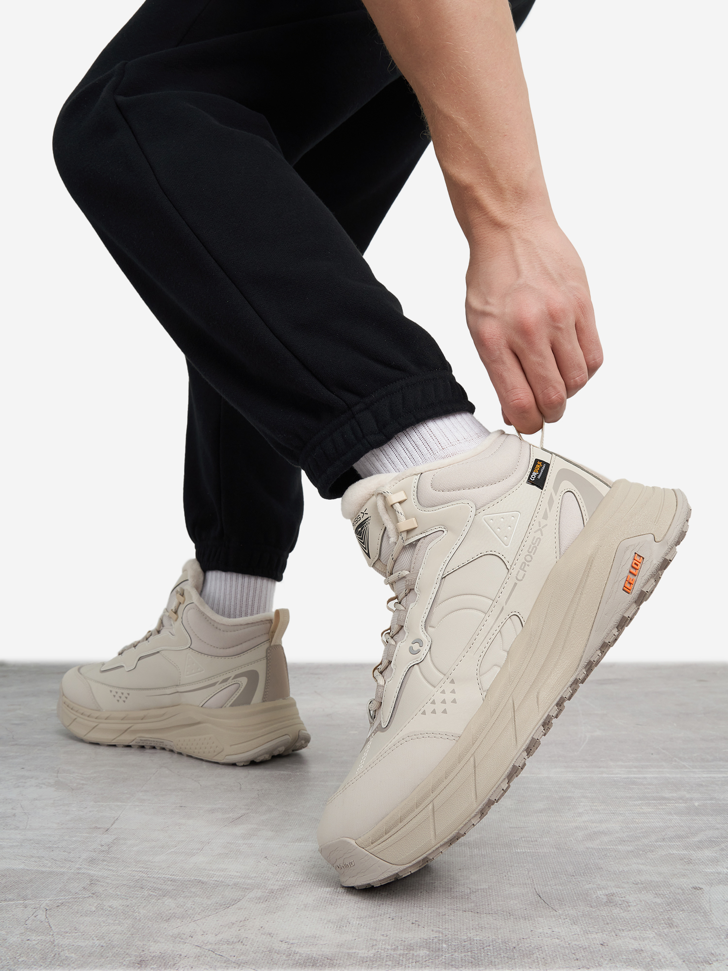 Изображение товара Мужские утепленные кроссовки Li-Ning высокие зимние стильные