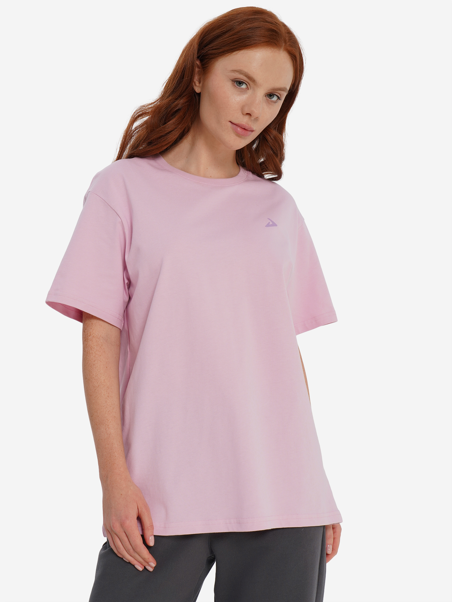Футболка женская оверсайз Demix, розовый, арт. 123873dmx-x0