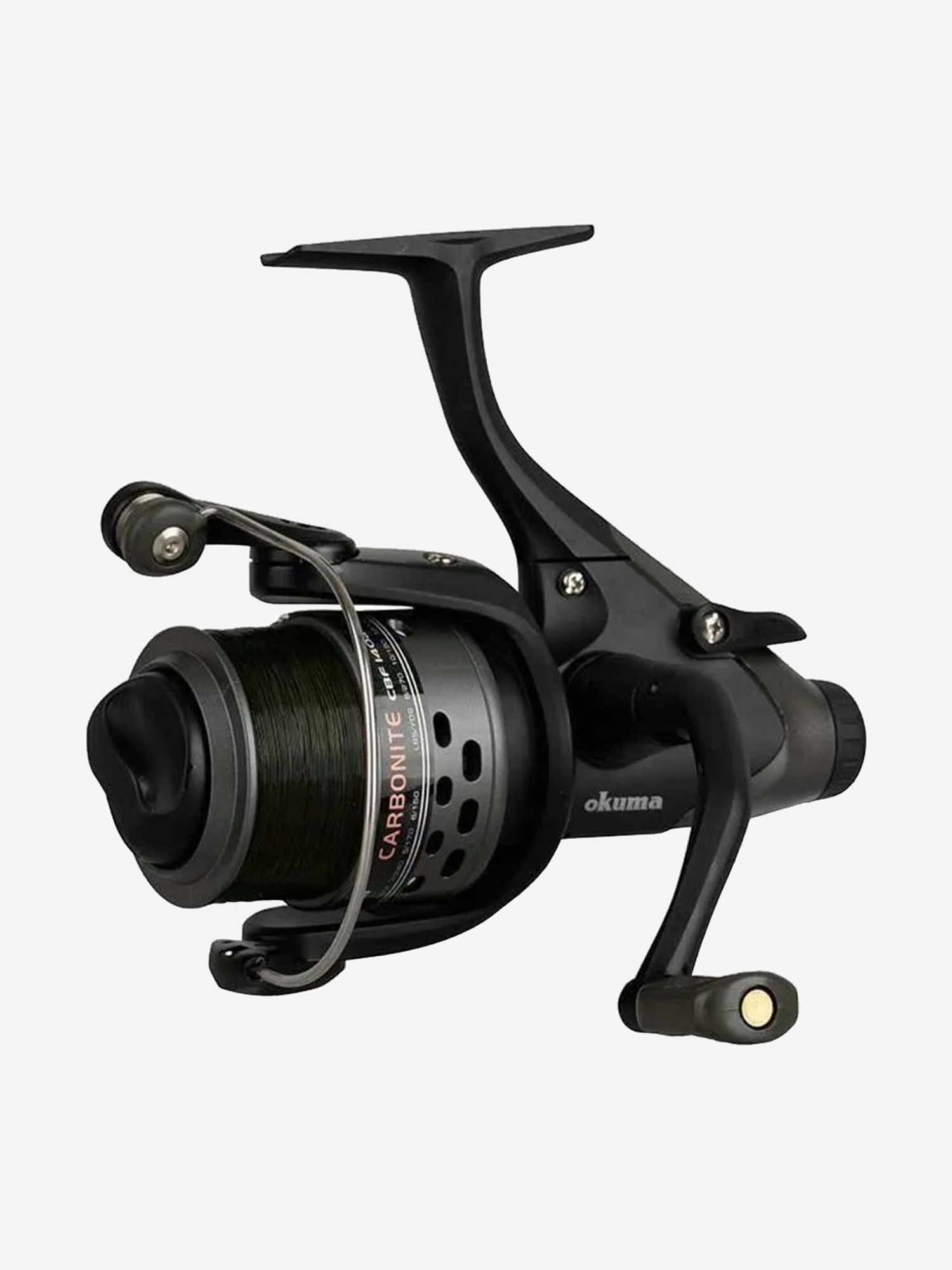 

Катушка для рыбалки Okuma Carbonite XP Baitfeeder 140a + дополнительная шпуля, Черный