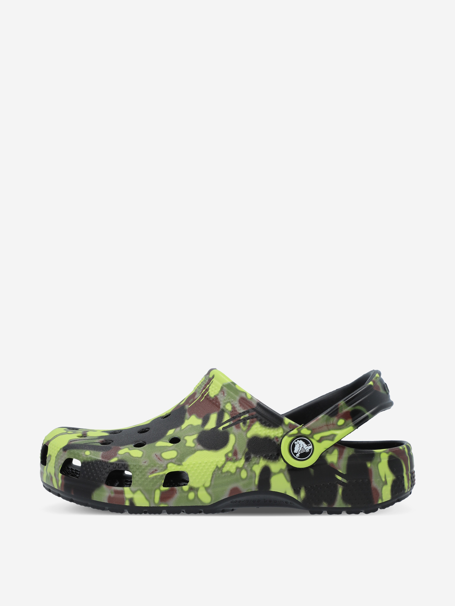 Сабо детские Crocs Classic Spray Camo Clog K, Черный 208305C1G-001, размер 38-39 - фото 2