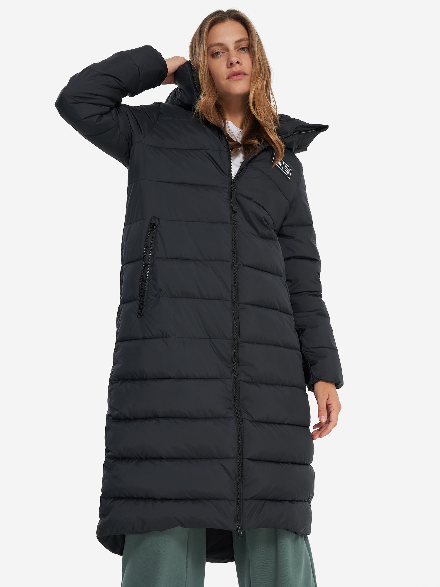 Пальто утепленное женское Kappa Calore, черный, арт. 137673kap-99