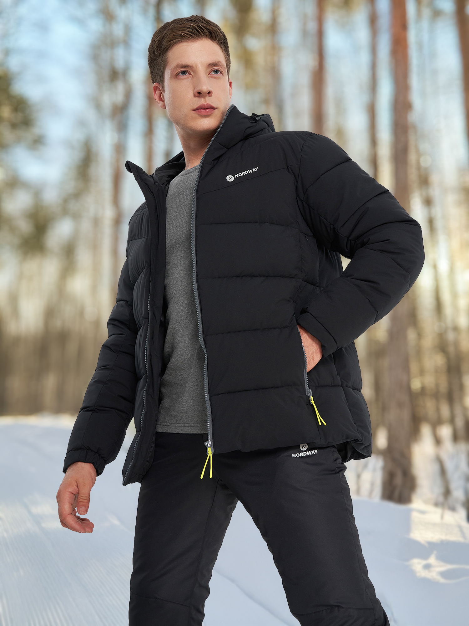 

Пуховик мужской Nordway, Черный