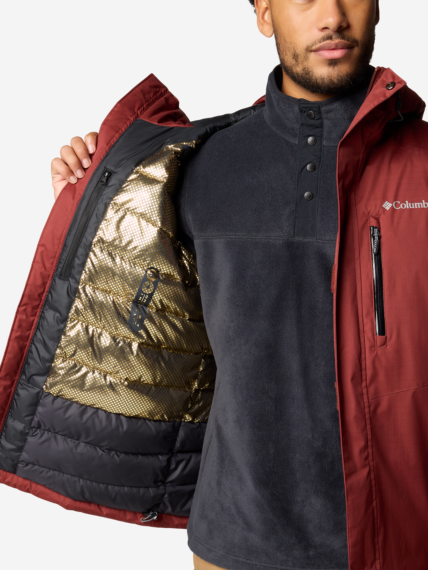 Куртка утепленная мужская Columbia Oak Harbor II Insulated Jacket, Красный 2089431CLB-681, размер 54 - фото 8