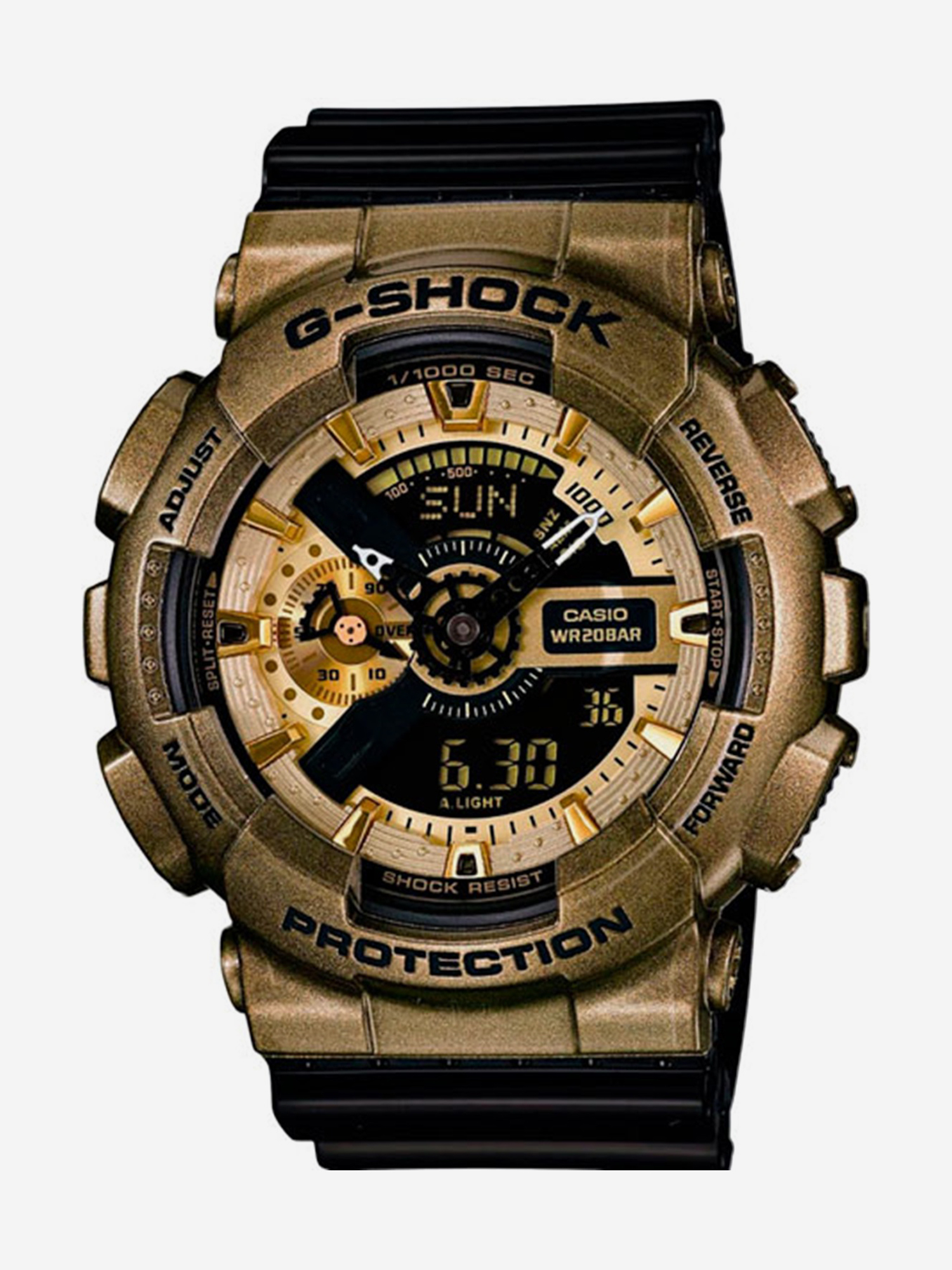 Спортивные часы Casio GA-110NE-9A, Золотой