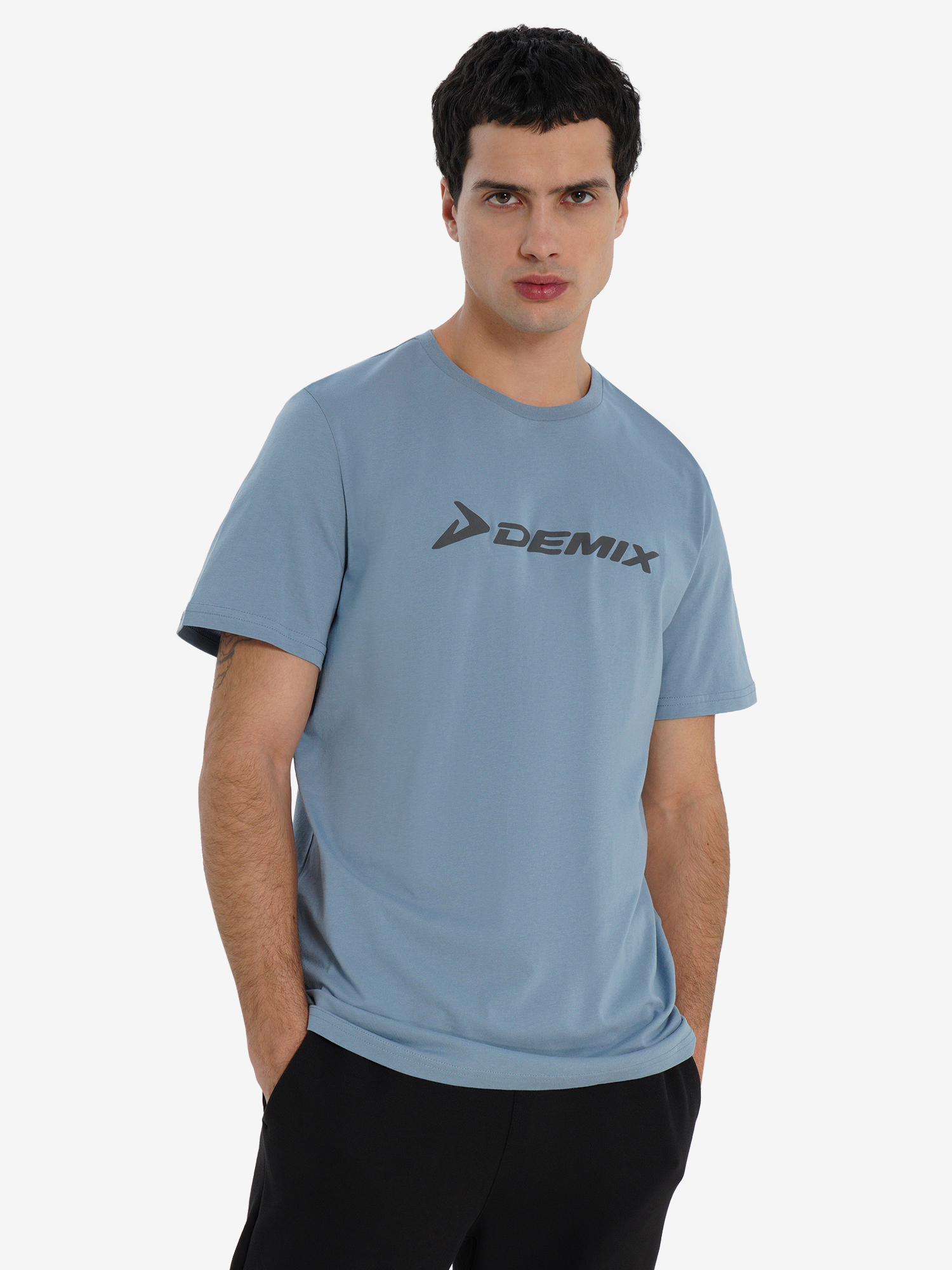 Футболка Demix оверсайз Basic, синий, арт. 35305
