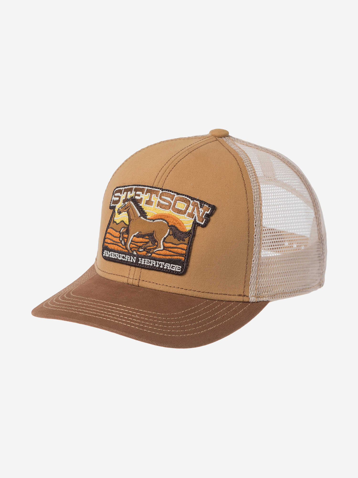 

Бейсболка с сеточкой STETSON 7771106 BASEBALL CAP MUSTANG (бежевый), Бежевый