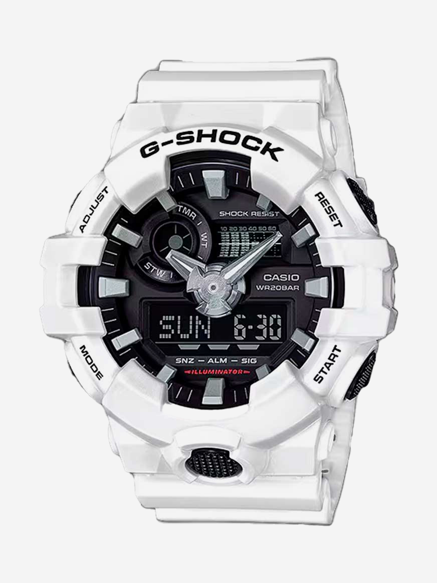 

Наручные часы Casio G-SHOCK GA-700-7A, Белый