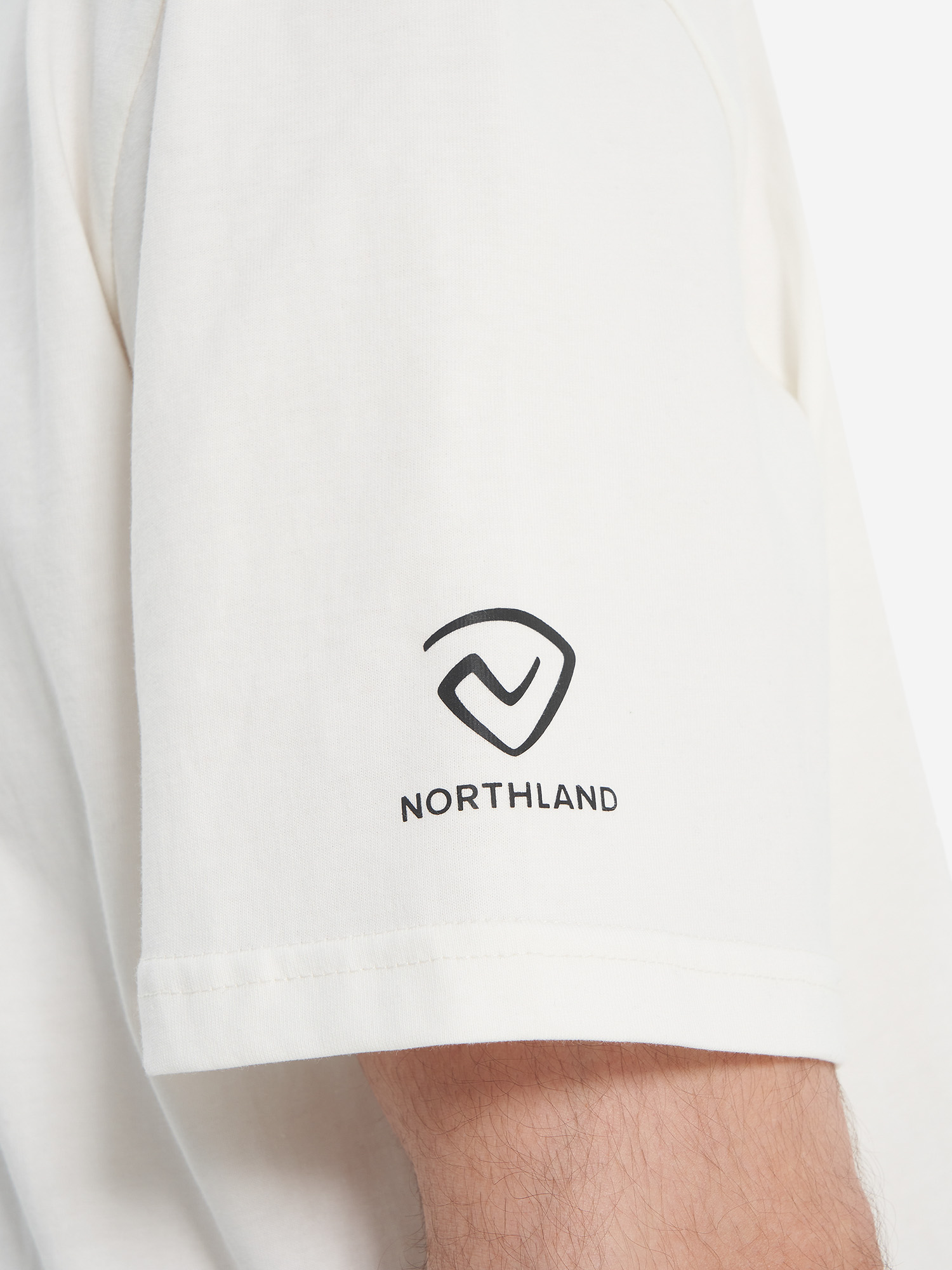 фото Футболка мужская northland, бежевый