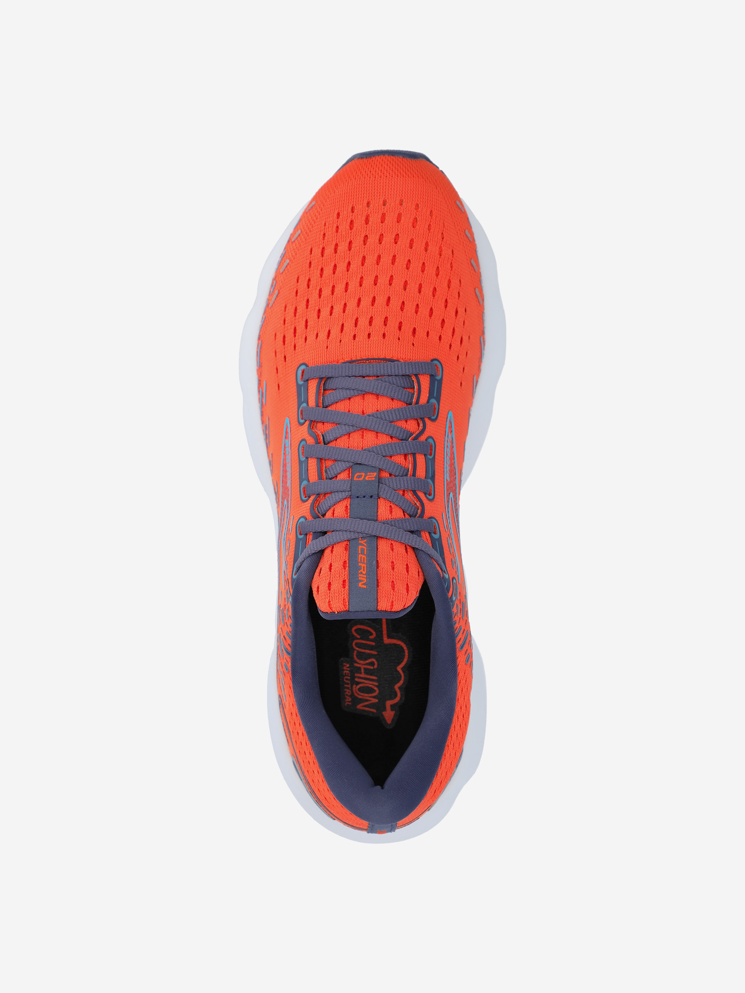 Кроссовки мужские Brooks Glycerin 20, Оранжевый Вид№6