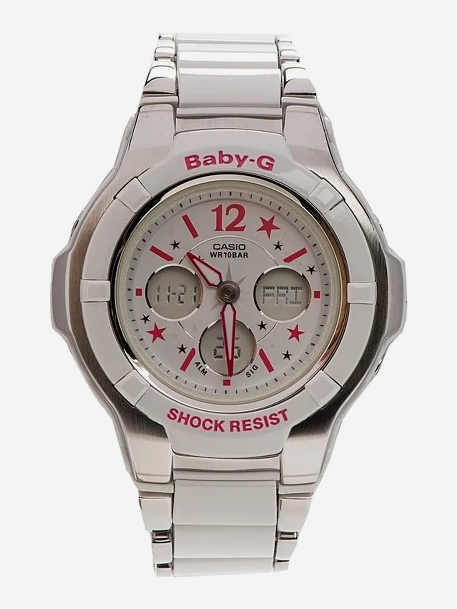 

Наручные часы Casio BGA-120C-7B2, Серебряный