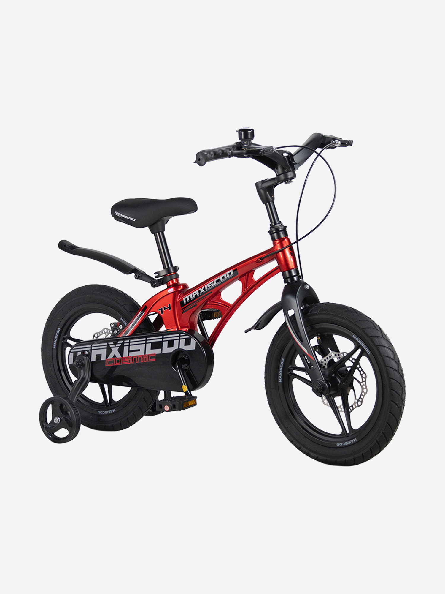Изображение товара Велосипед детский Maxiscoo COSMIC Deluxe Plus 14'' красный глянцевый, 2026