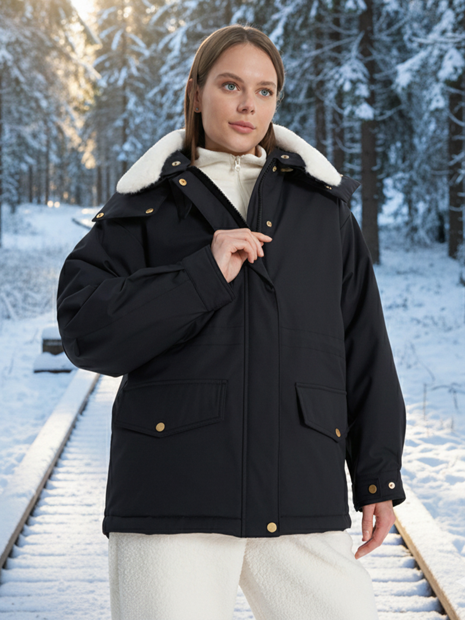 Куртка утепленная женская Cordillero, черный, арт. 24687