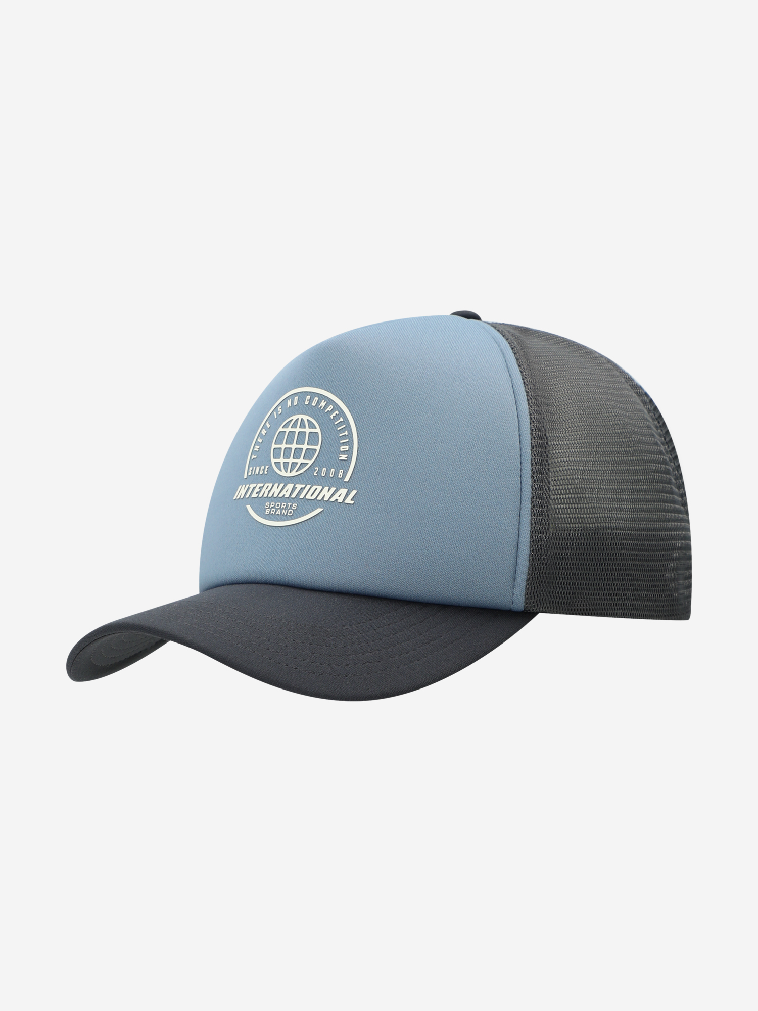 Изображение товара Бейсболка Demix из полиэстера с изогнутым козырьком и пластиковой застежкой