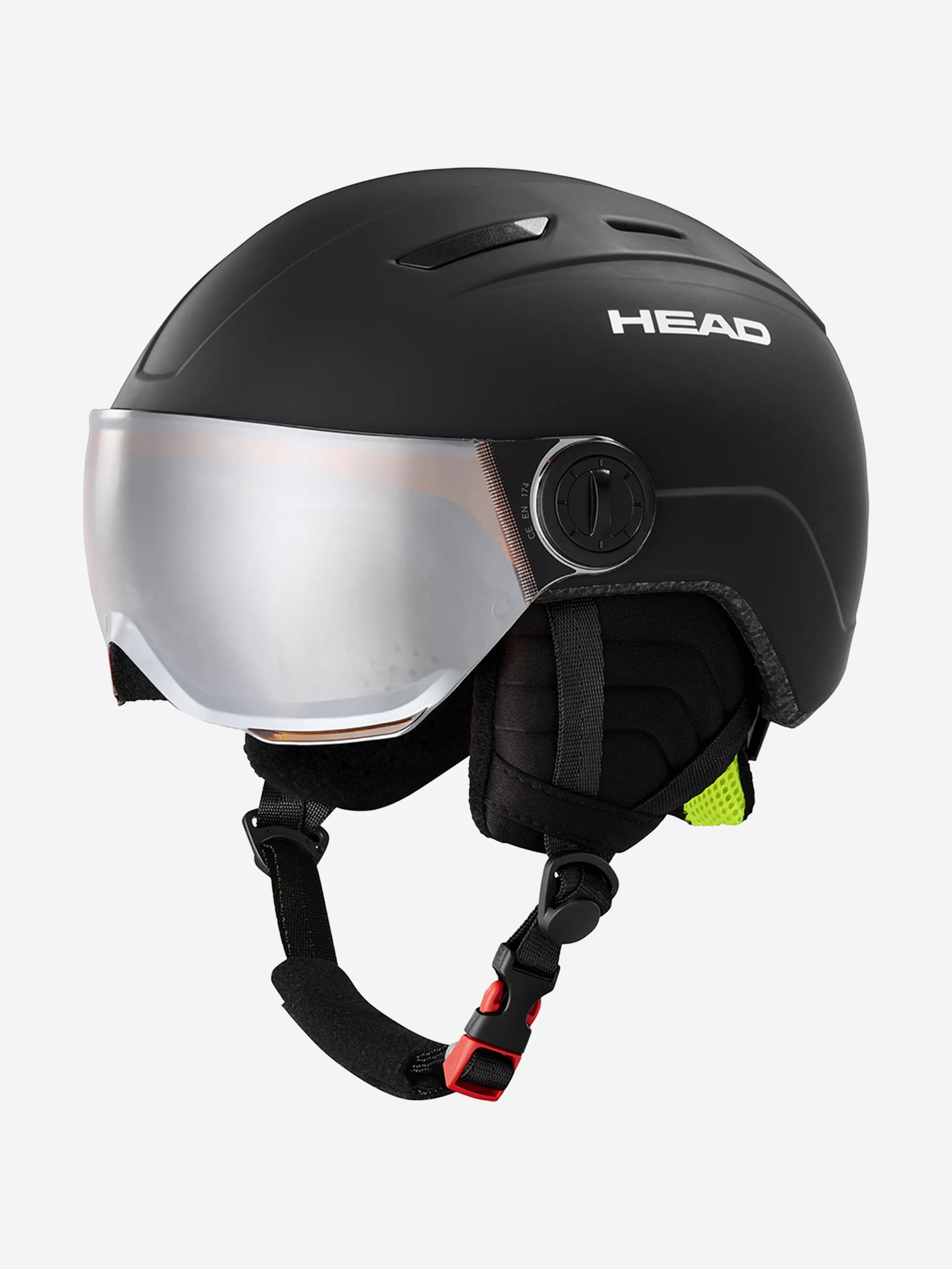 

Горнолыжный шлем с визором Head Mojo Visor S2 Black, Черный
