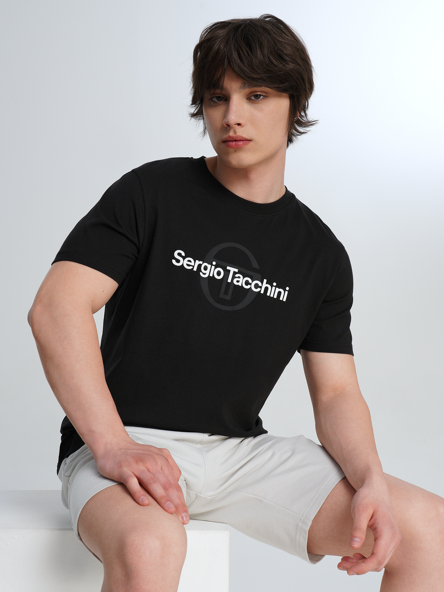 

Футболка мужская Sergio Tacchini Essenziale, Черный