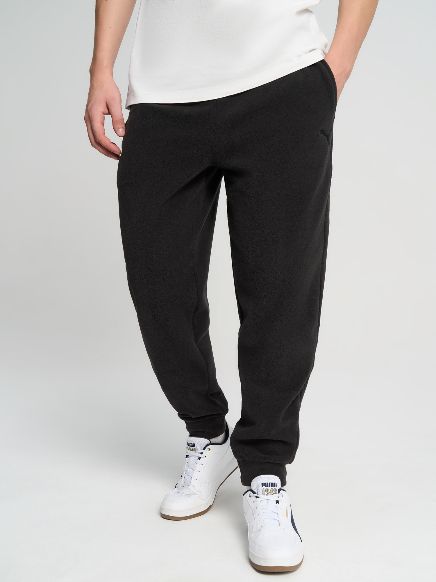 Изображение товара Брюки мужские PUMA Essentials Elevated Polarfleece, Черный Изображение товара Брюки мужские PUMA Essentials Elevated Polarfleece, Черный