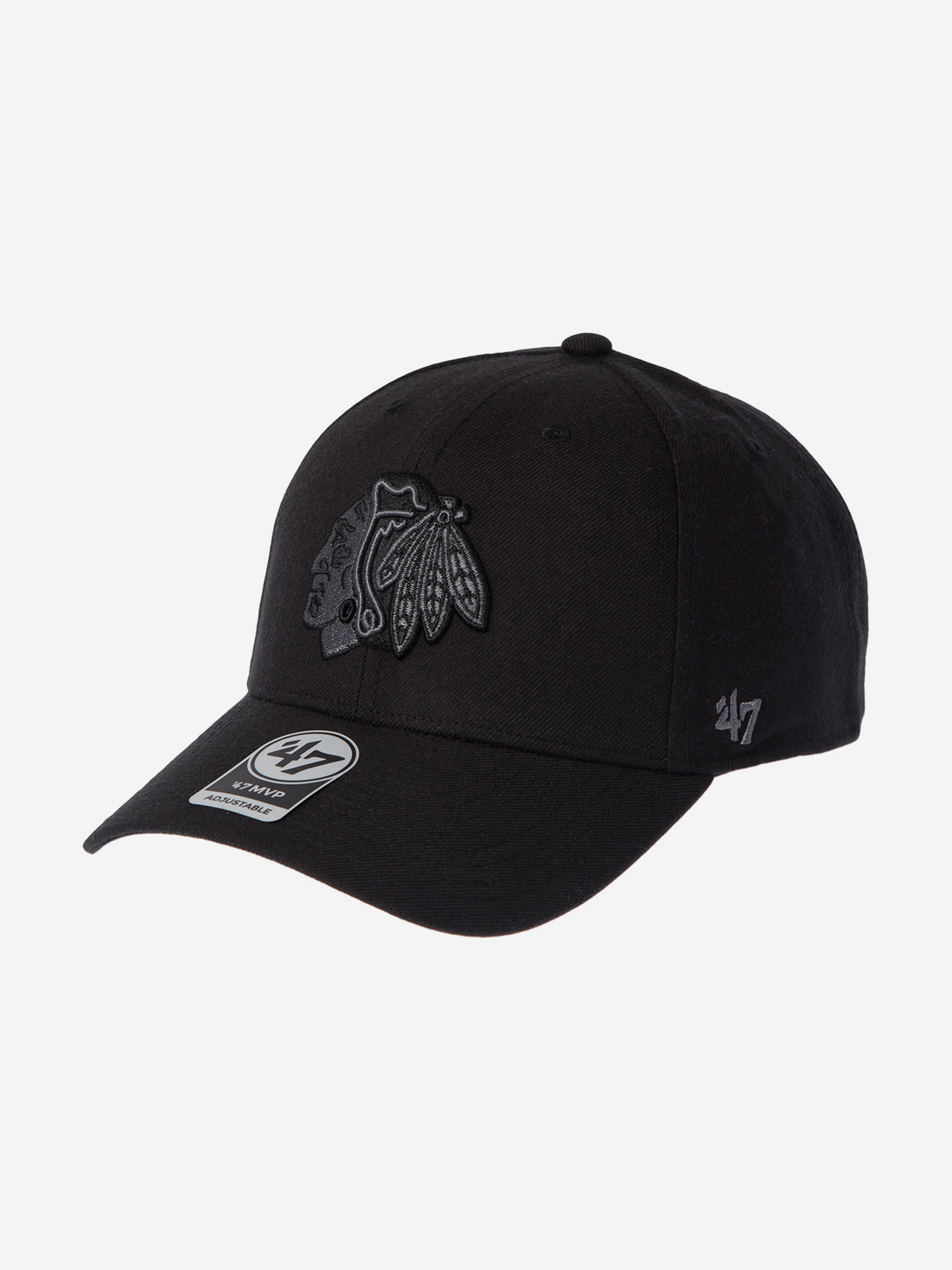 

Бейсболка 47 BRAND H-MVPSP04WBP-BKC Chicago Blackhawks NHL (черный), Черный