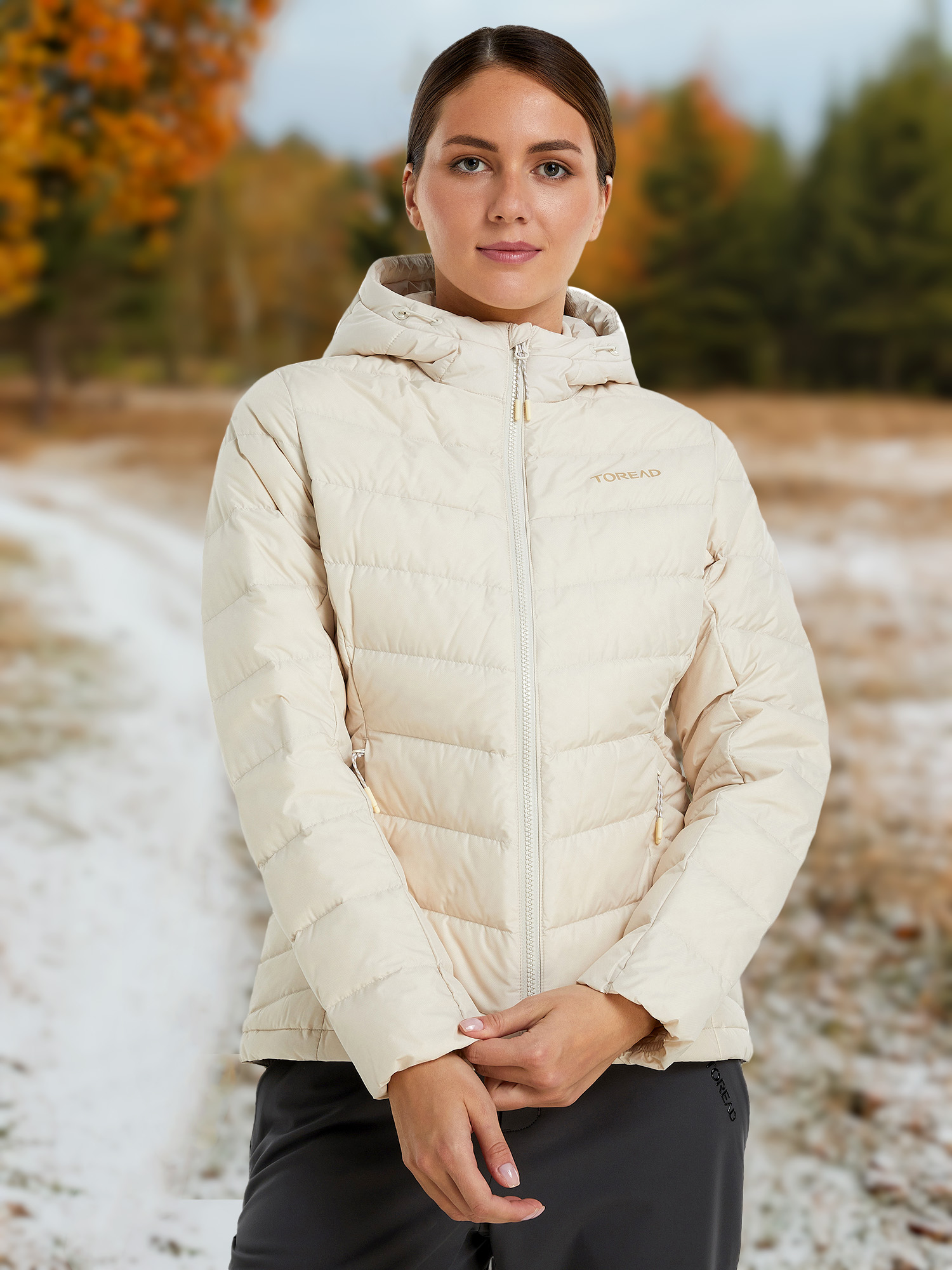 

Пуховик женский Toread, Бежевый