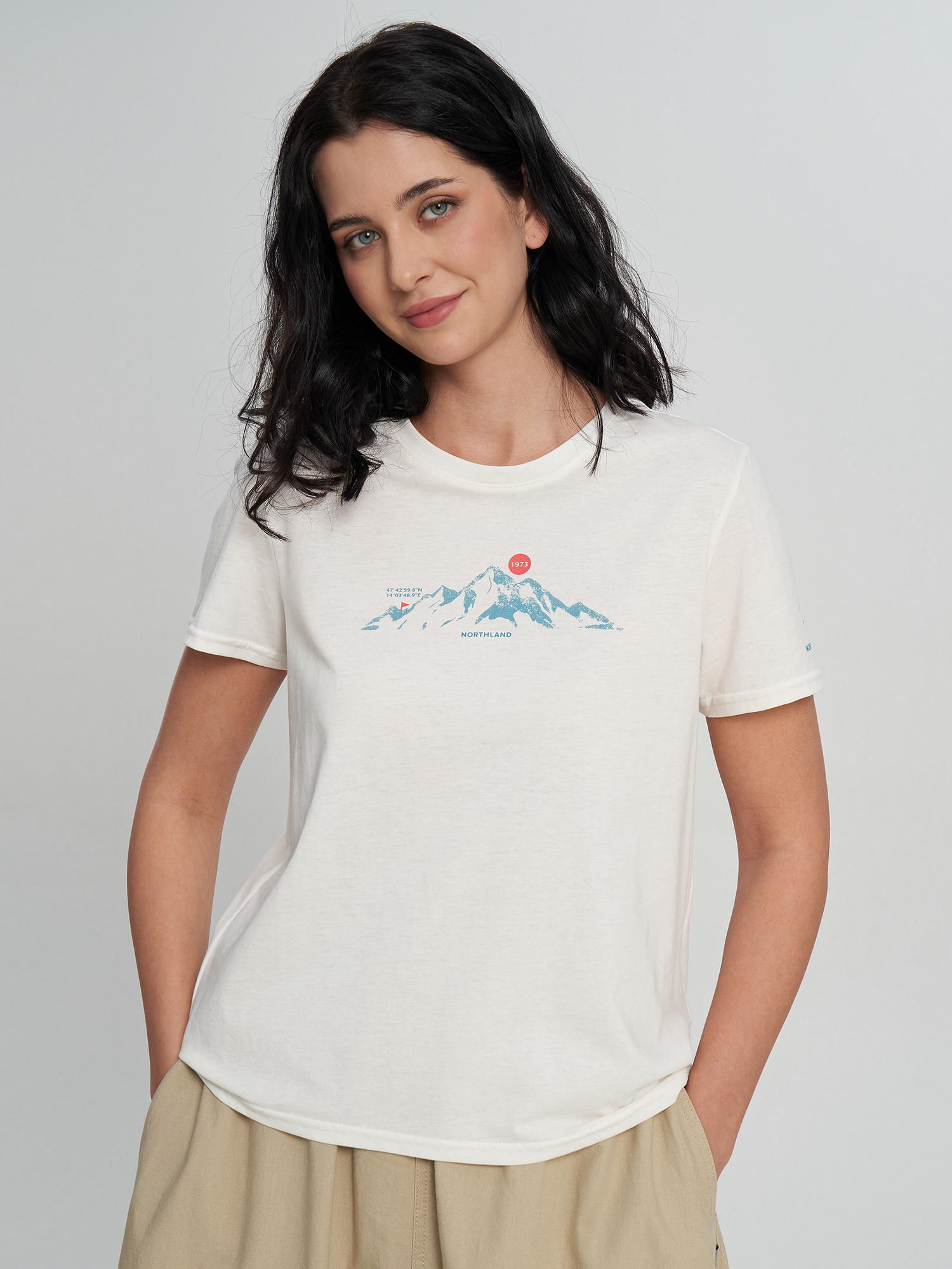 Футболка женская Northland, бежевый, арт. 141082N16-01