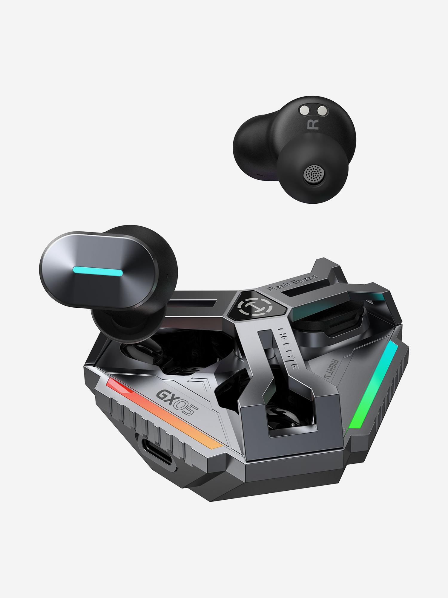 

Гарнитура игровая Edifier GX05, для компьютера/мобильных устройств, вкладыши, bluetooth, серый, Мультицвет