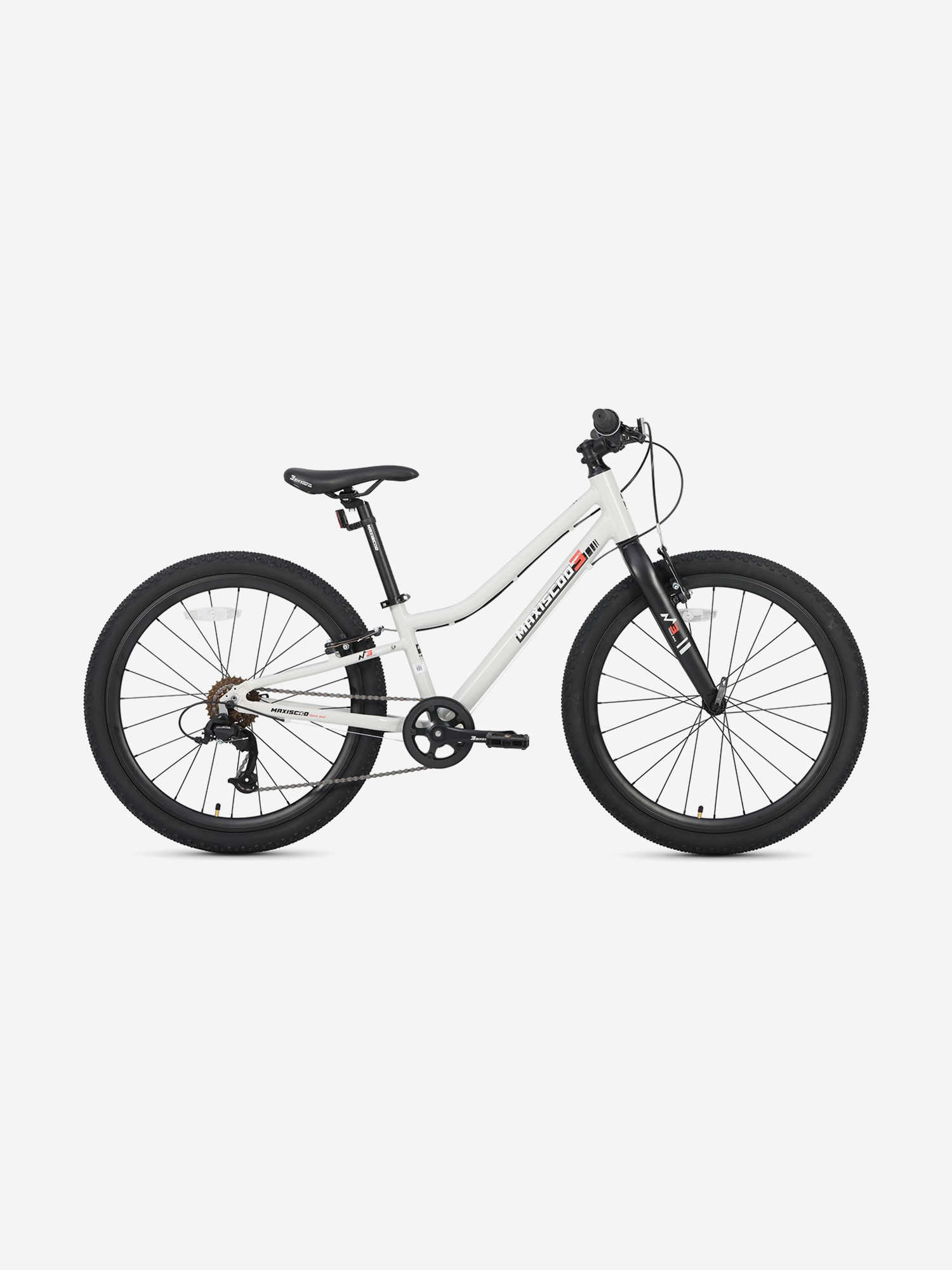 

Велосипед детский Maxiscoo 3BIKE 24'' L, серый, 2025, Серый
