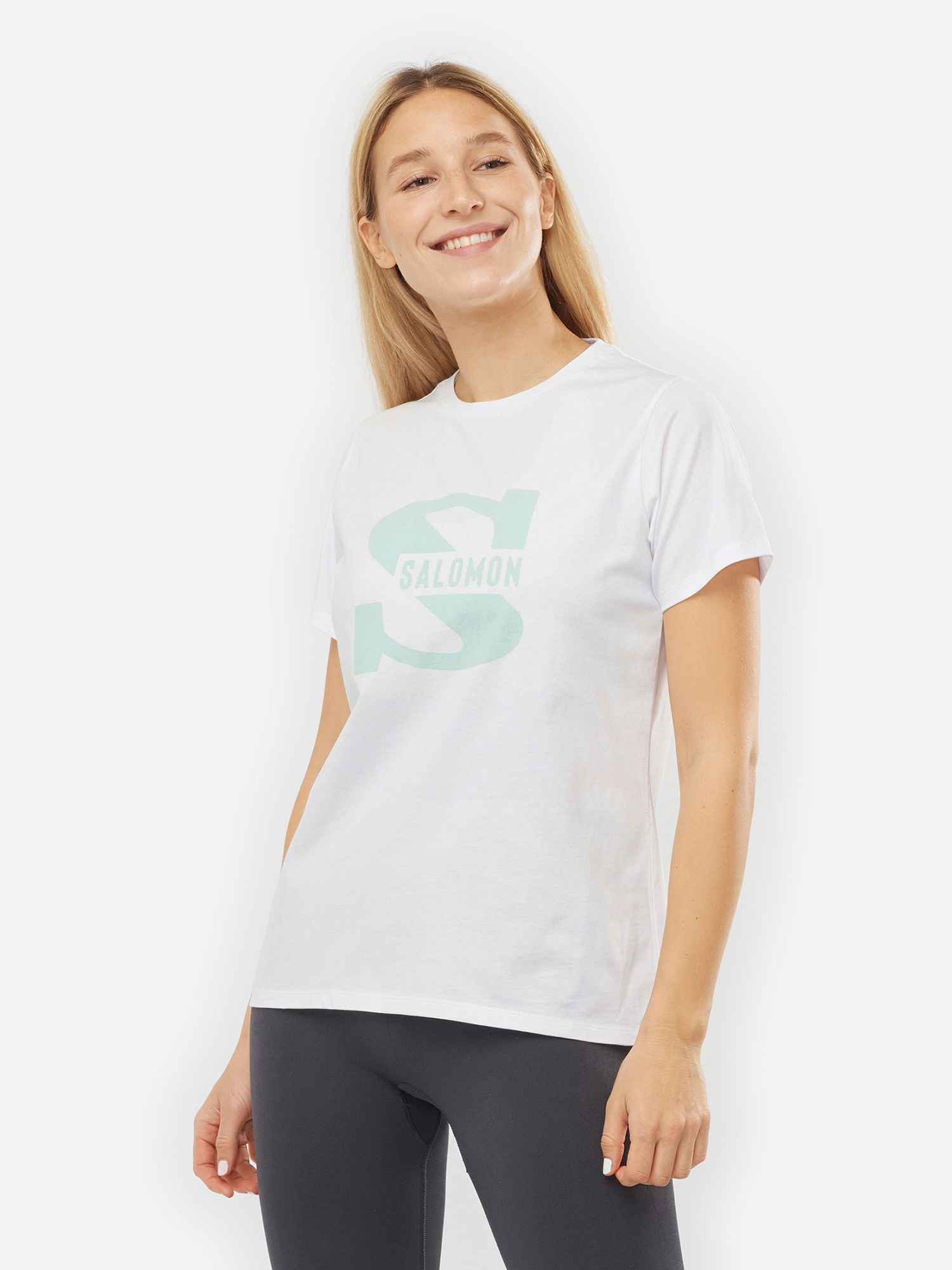 

Футболка женская Salomon Outlife Big Logo, Белый
