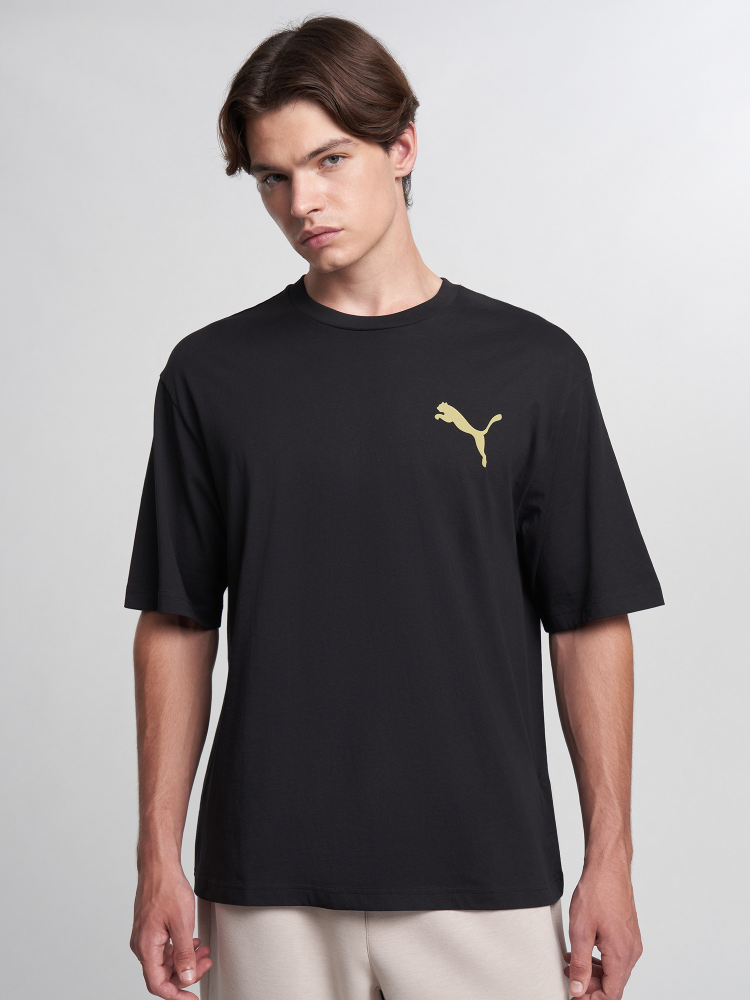 Футболка мужская PUMA Graphics Boxy, Черный