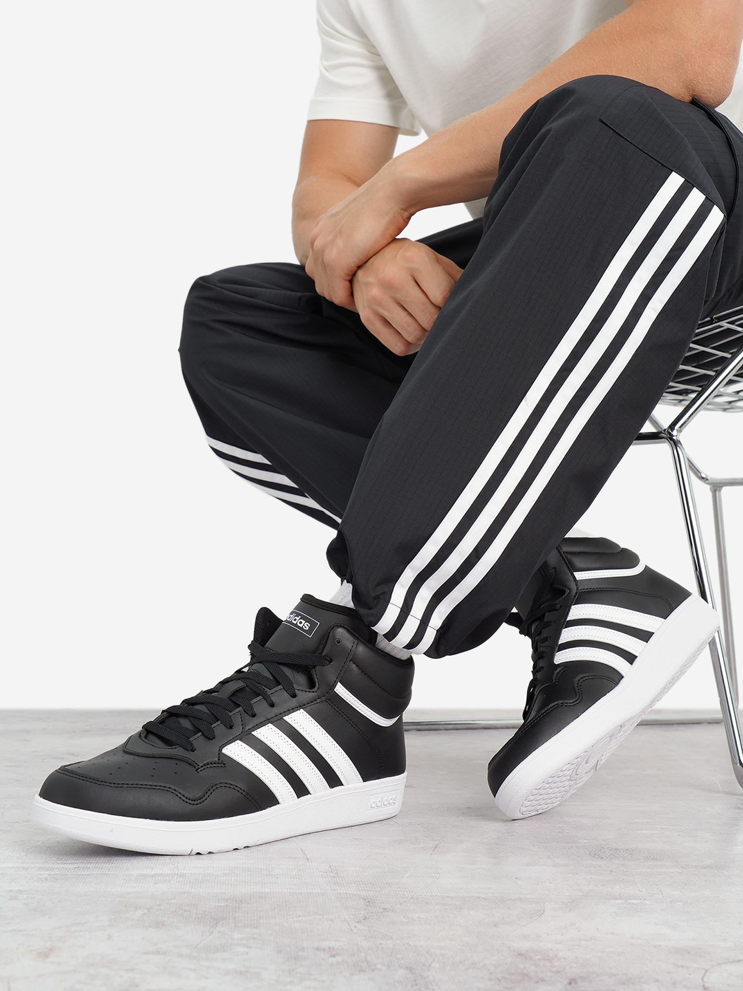 

Кеды мужские adidas Hoops 4.0, Черный