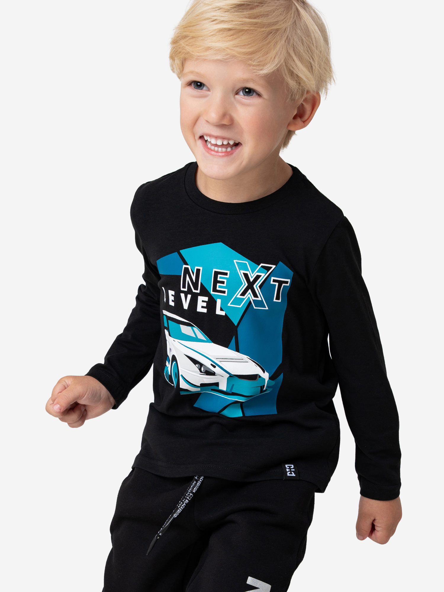 Изображение товара Лонгслив для мальчика PlayToday с длинным рукавом натуральный материал