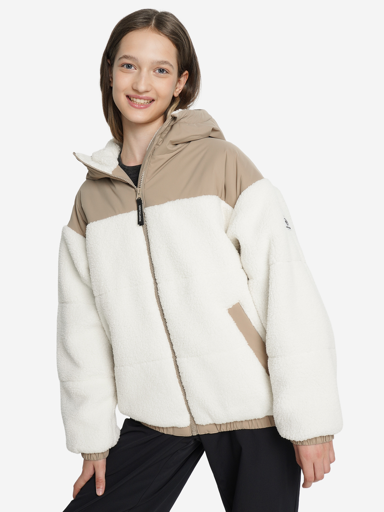 Куртка утепленная для девочек Northland Белый 4999₽