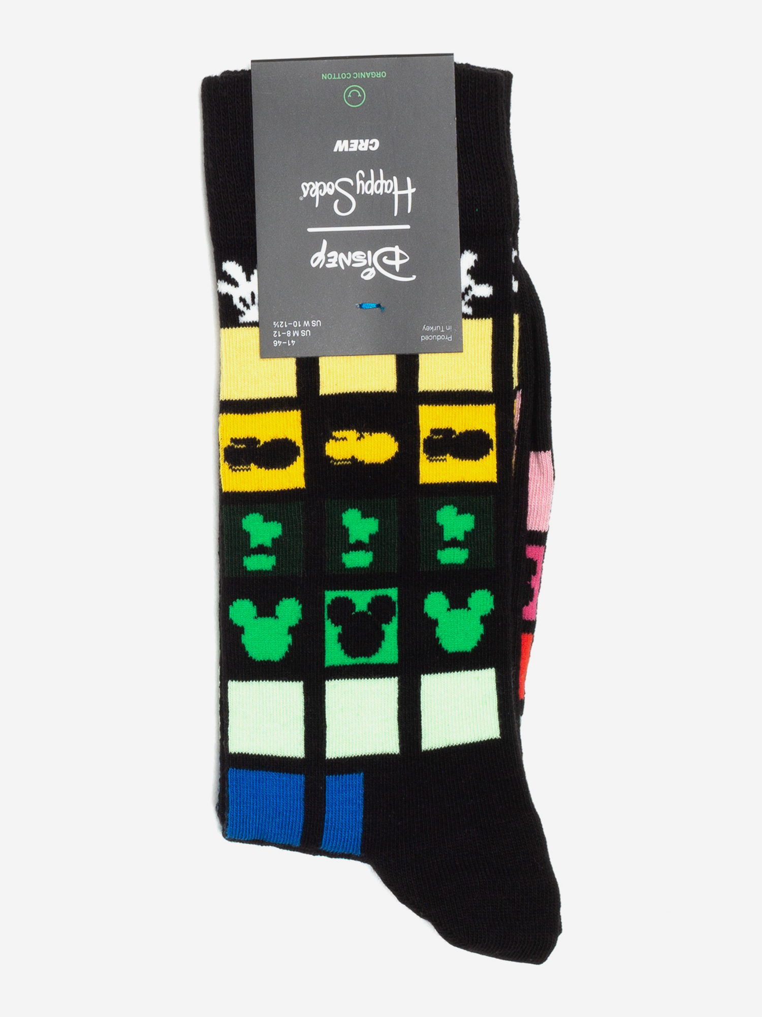 Носки с рисунками Happy Socks x Disney - Keep It Together, Черный пакет подарочный крафтовый вертикальный упаковка keep calm m 26 х 30 х 9 см