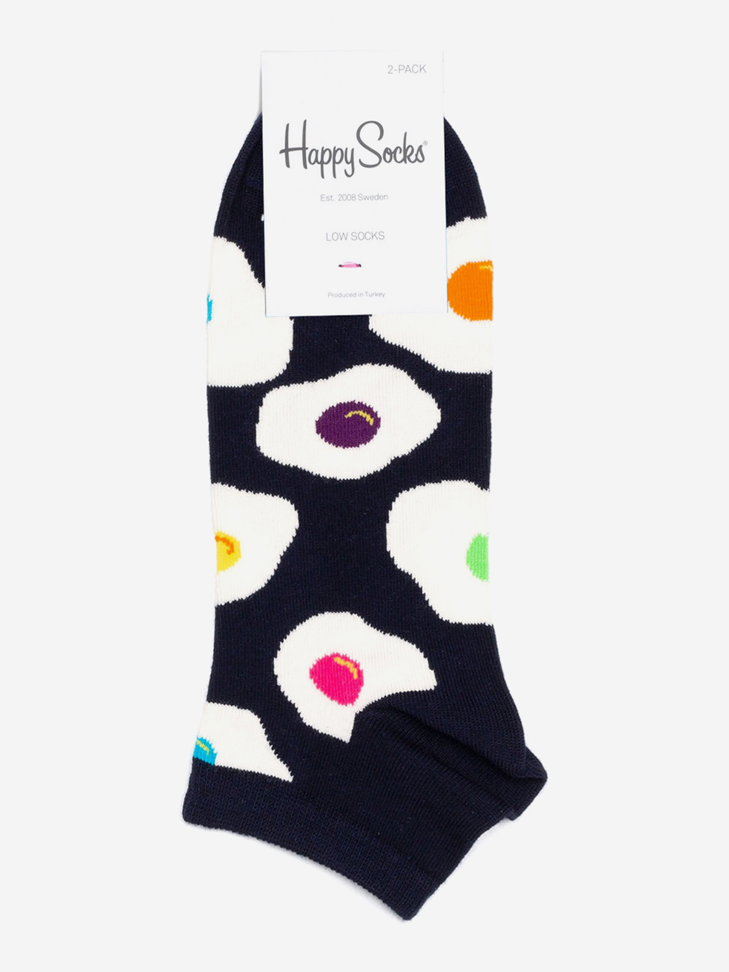 

Носки с рисунками Happy Socks, Low Sunny Side Up, Черный