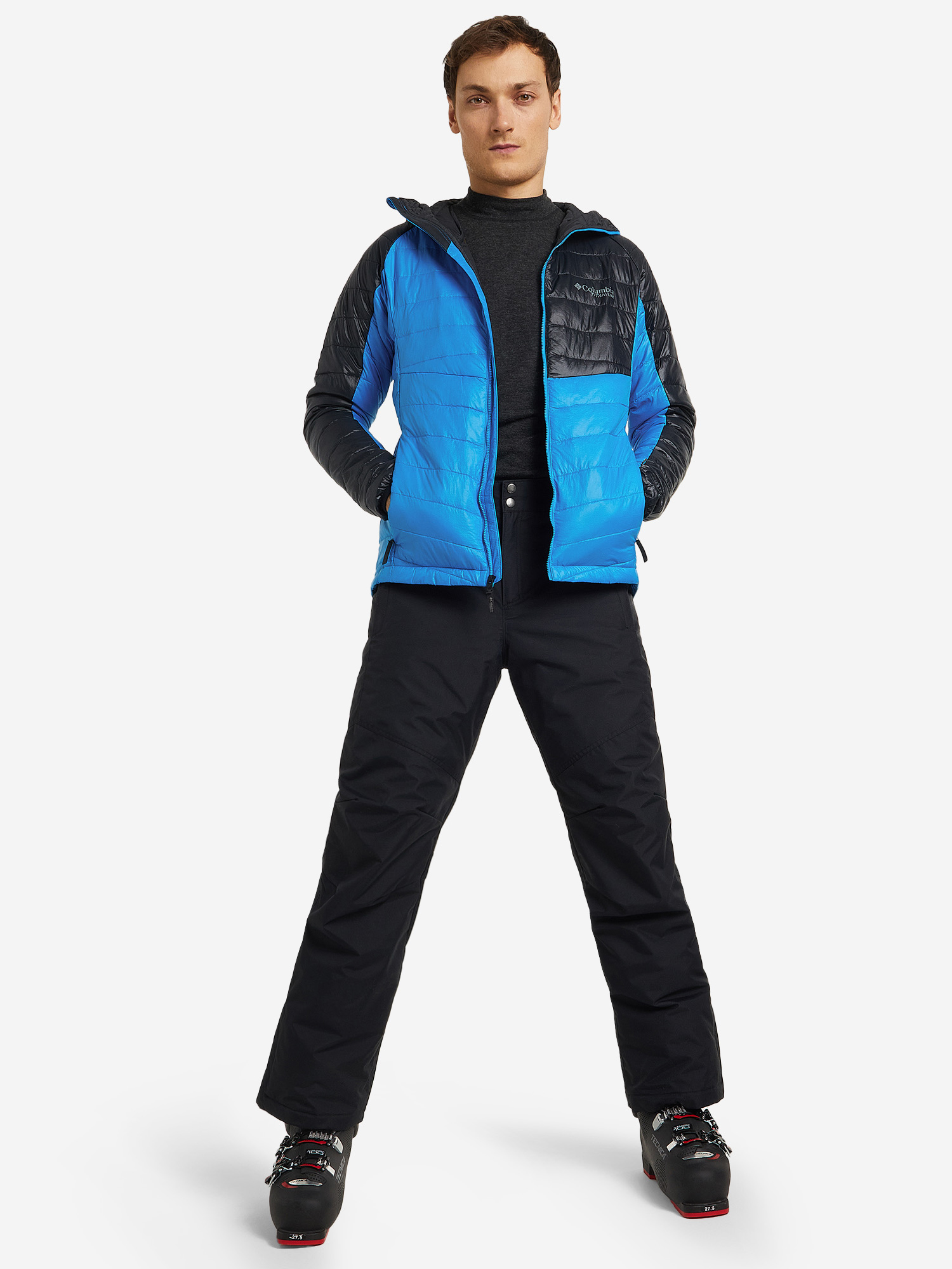 Куртка утепленная мужская Columbia Platinum Peak Hooded Jacket, Голубой 2008611CLB-491, размер 54 - фото 3