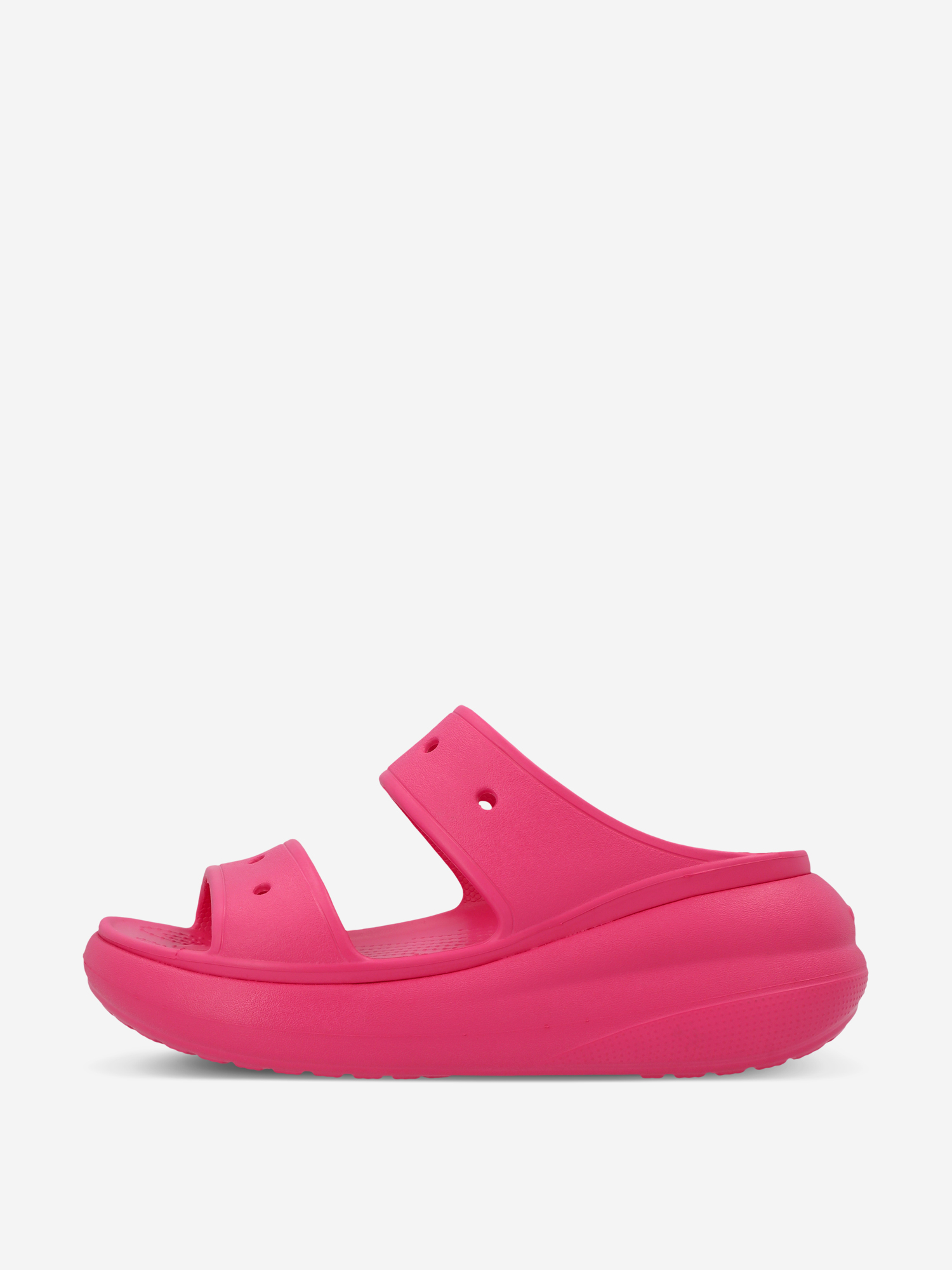 фото Шлепанцы crocs classic crush sandal, розовый