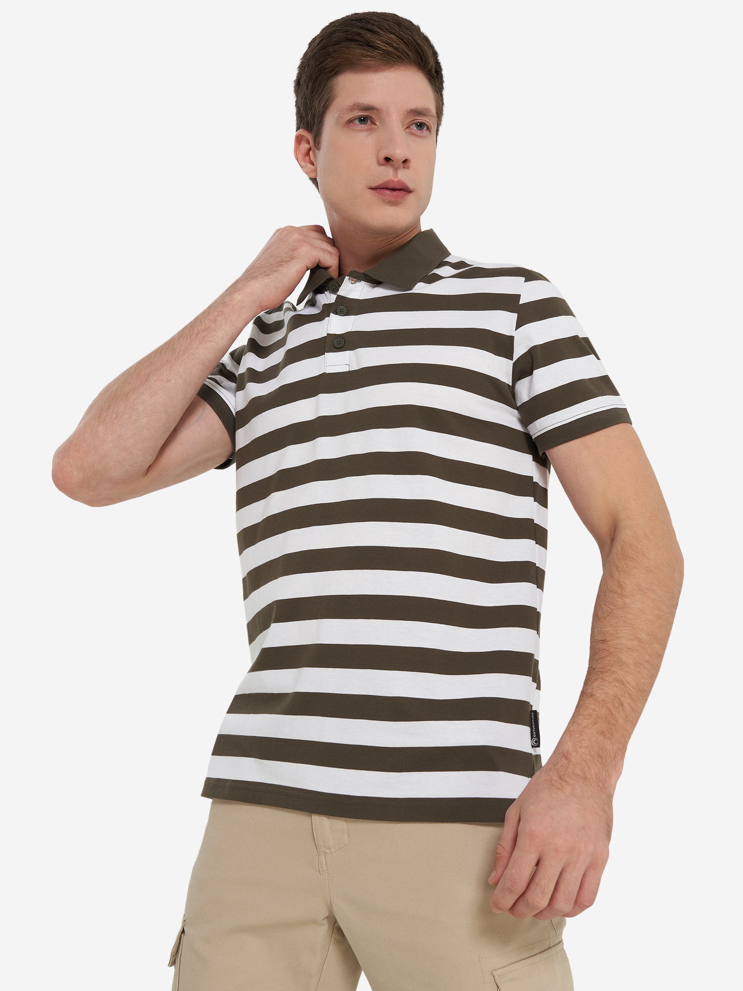 Поло мужское Outventure Белый, белый, арт. 140944OUT-W5